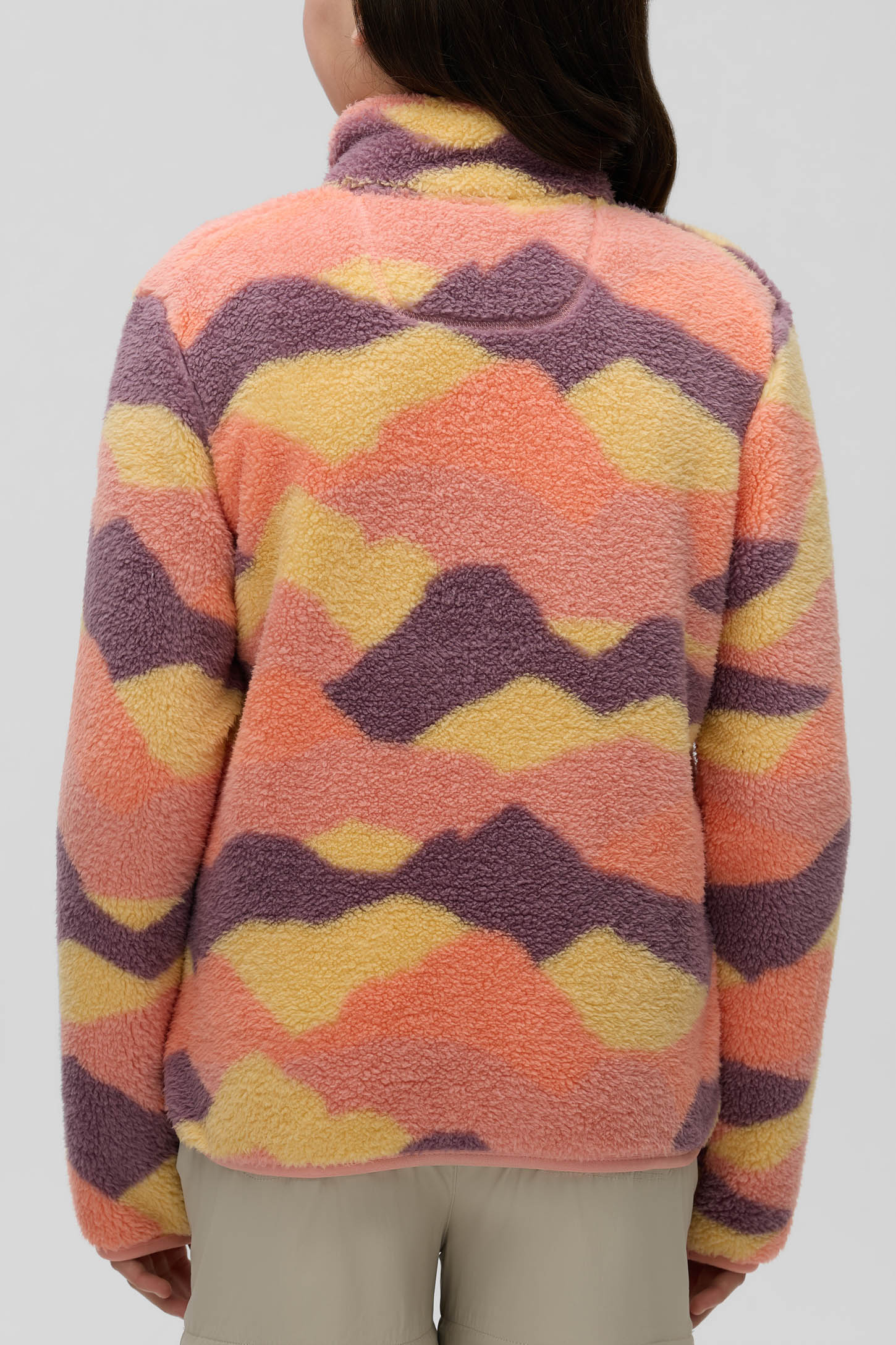 Chandail ultradoux en sherpa - Ado fille && ROSE MULTI