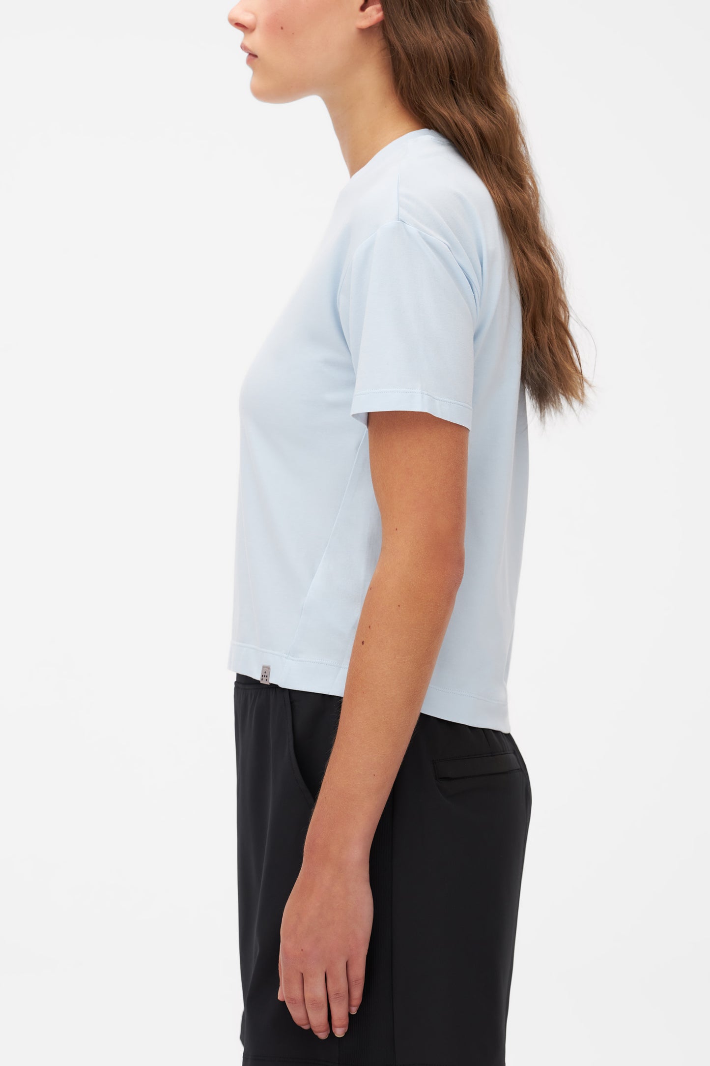 T-shirt léger évacuant l'humidité - Femme && BLEU PALE