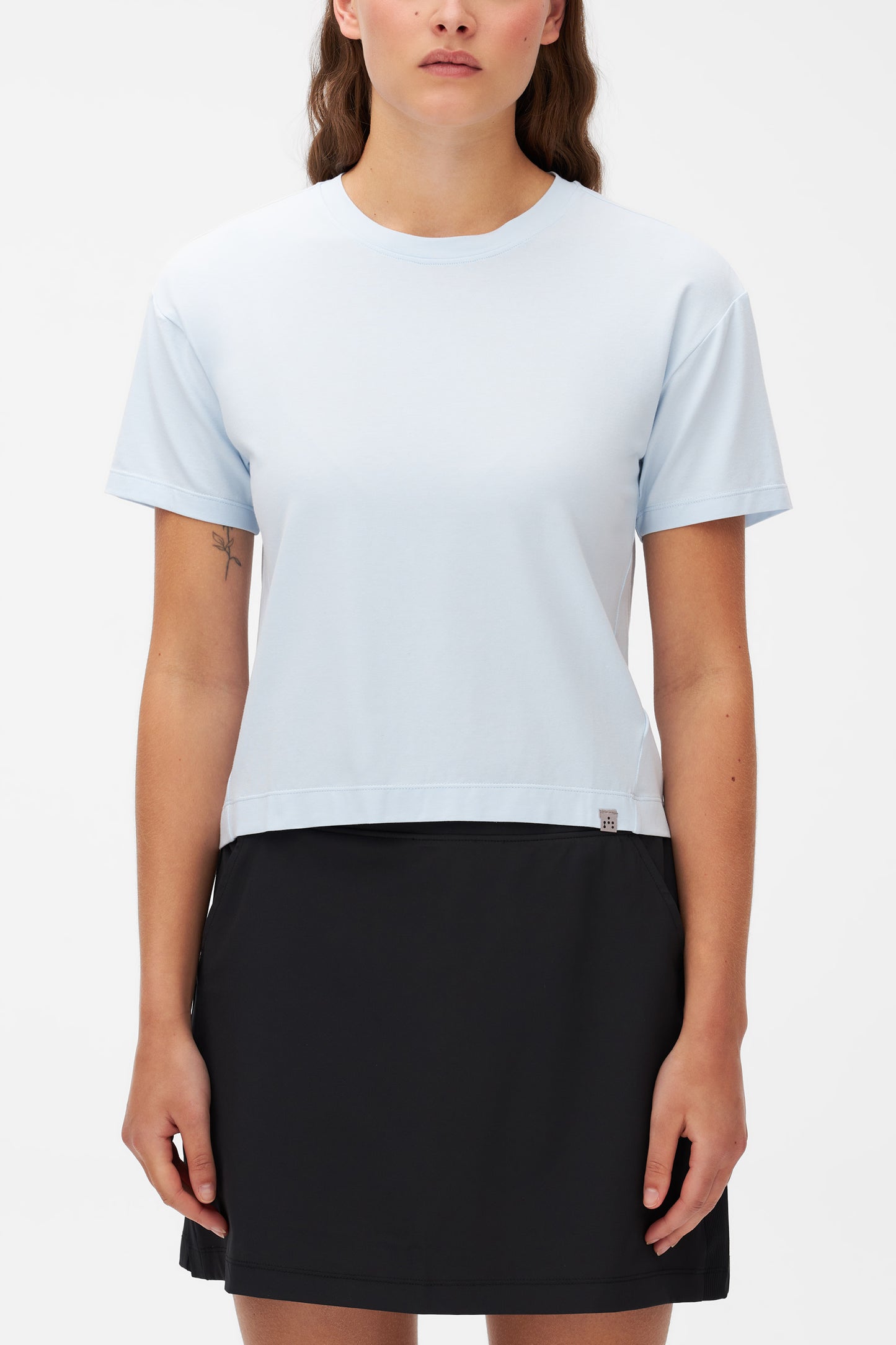 T-shirt léger évacuant l'humidité - Femme && BLEU PALE