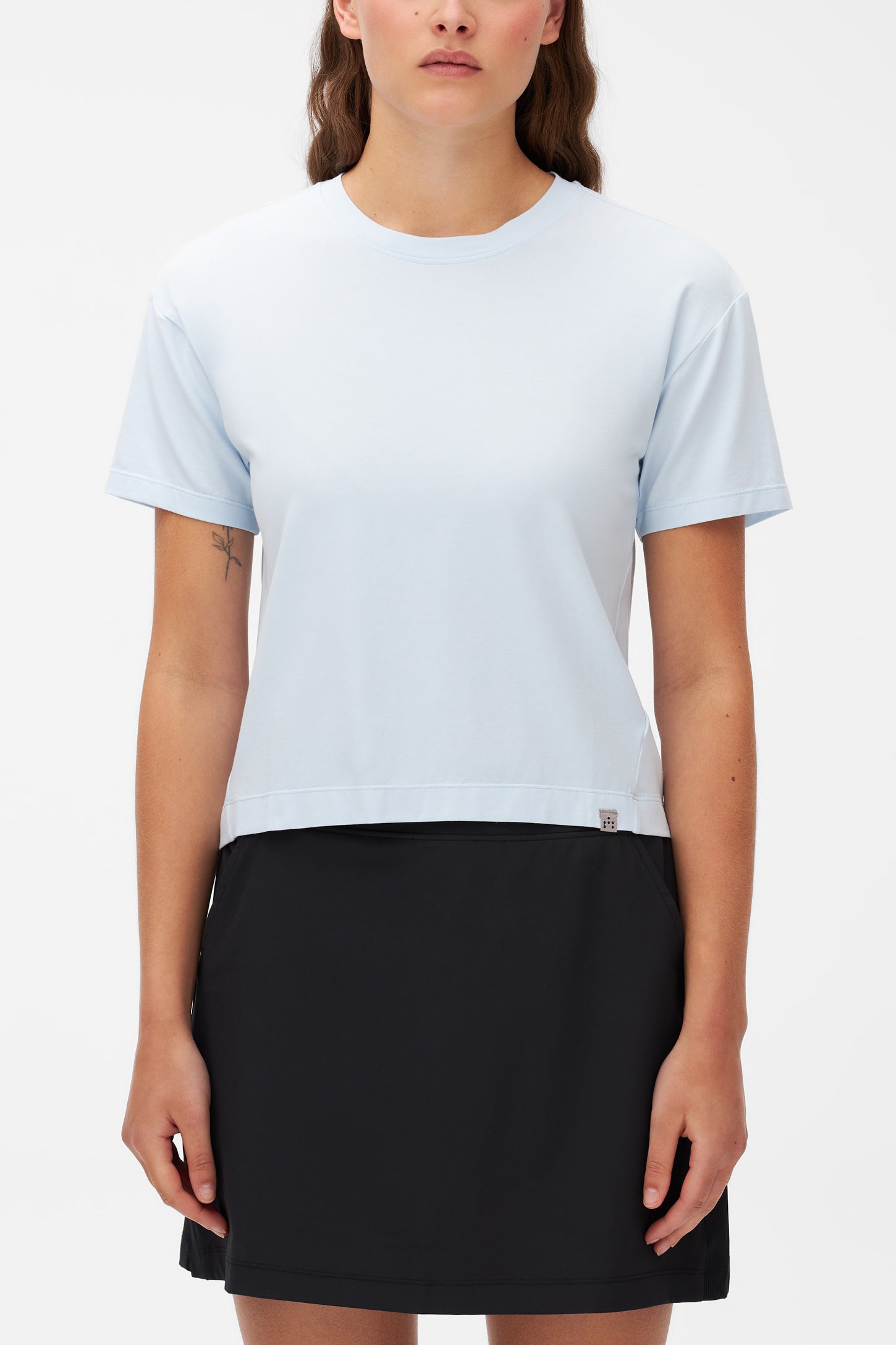 T-shirt léger évacuant l'humidité - Femme && BLEU PALE