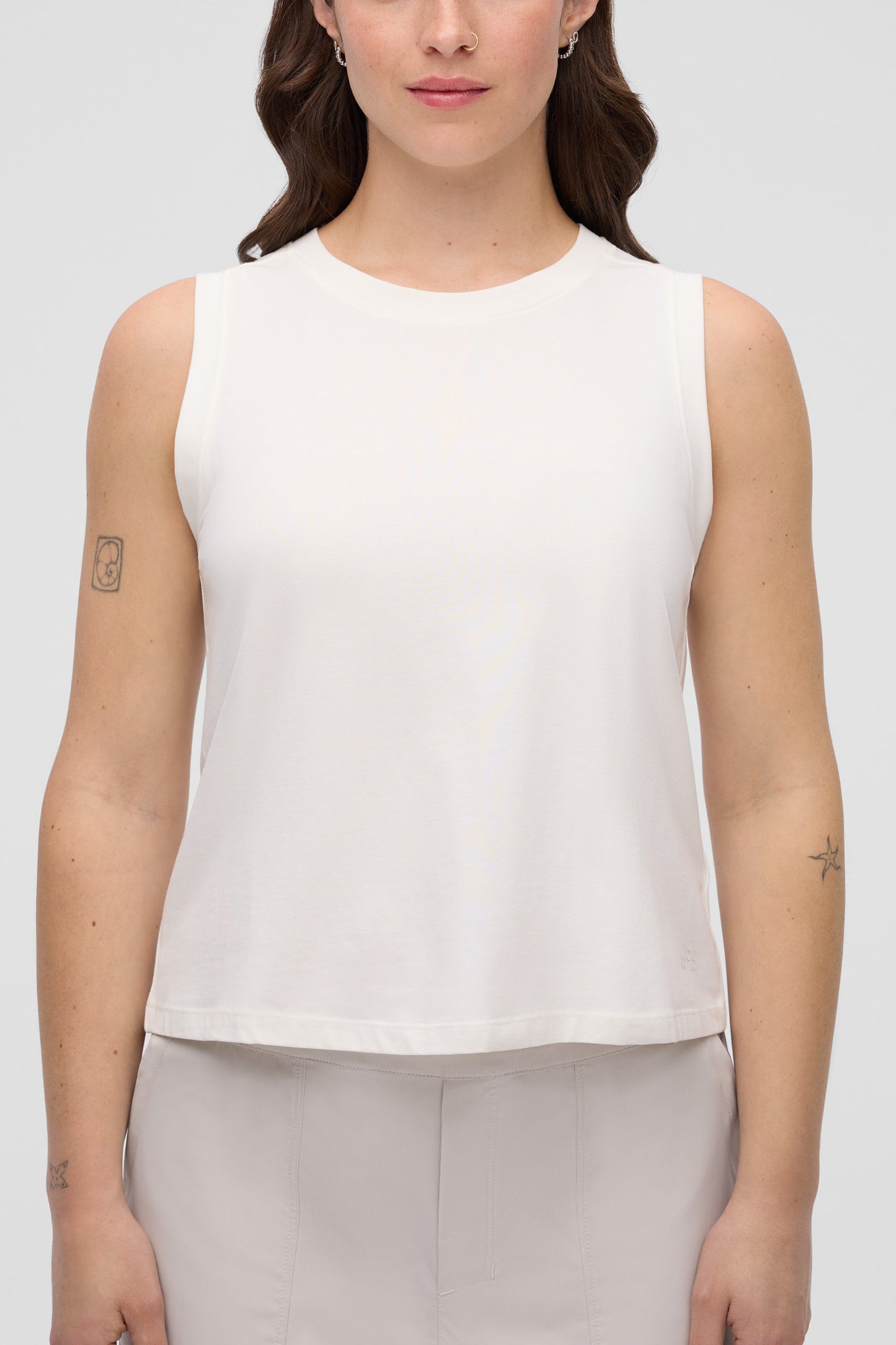 Camisole légère à séchage rapide - Femme && BLANC