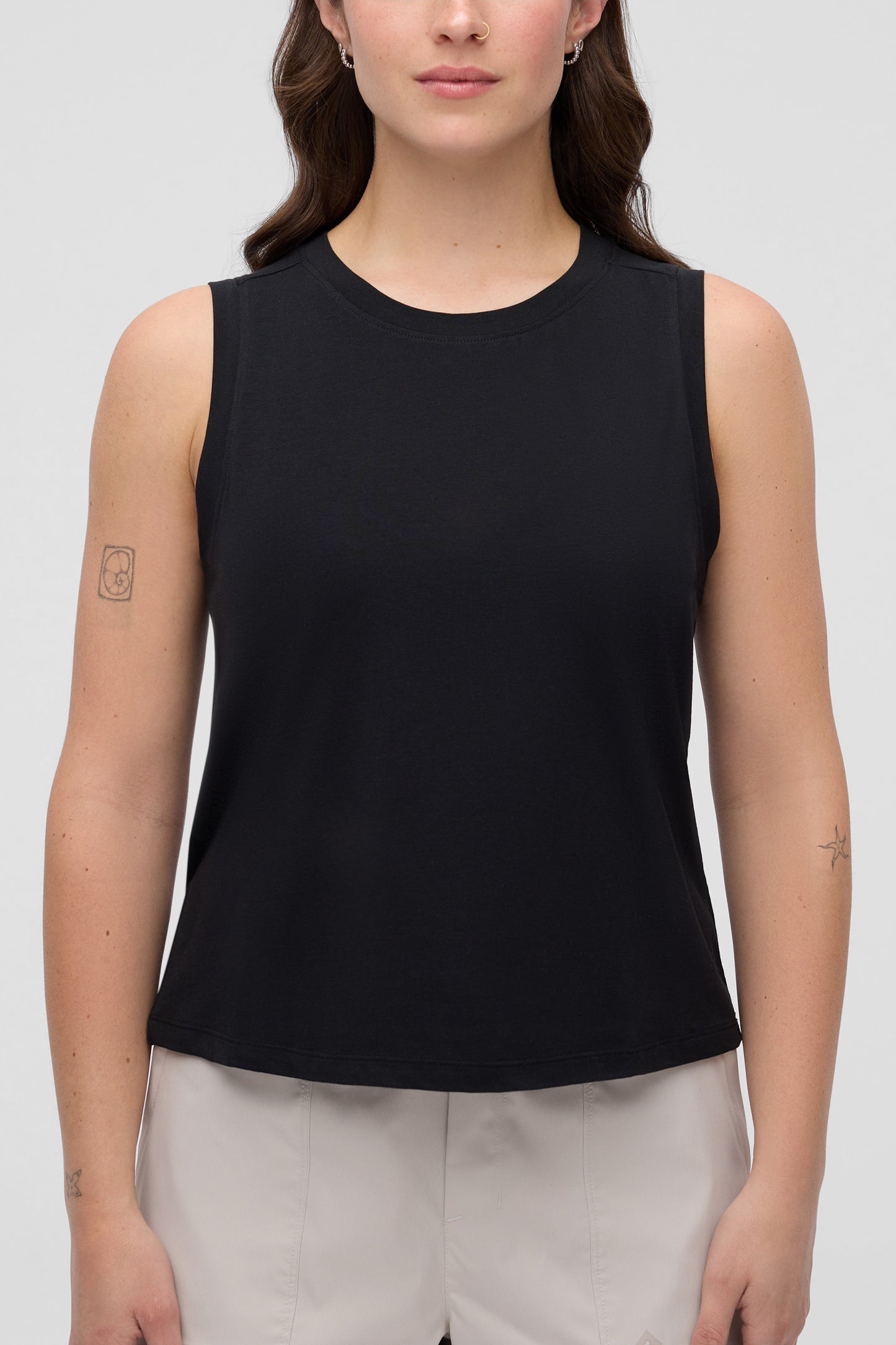Camisole légère à séchage rapide - Femme && GRIS FONCE