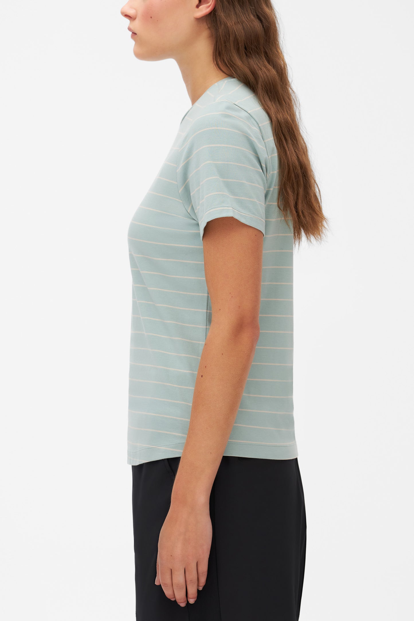 T-shirt léger évacuant l'humidité - Femme && VERT/MULTI