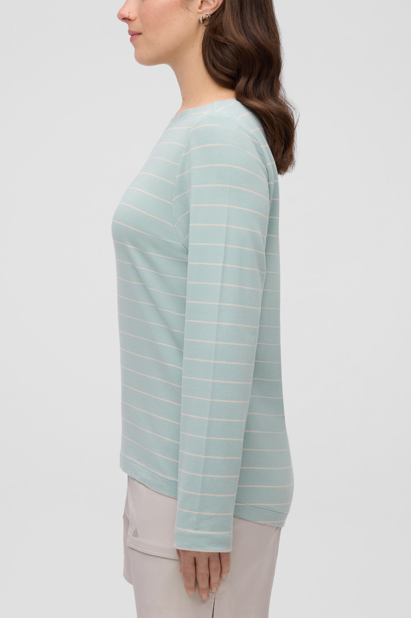 T-shirt technique à séchage rapide - Femme && VERT/MULTI