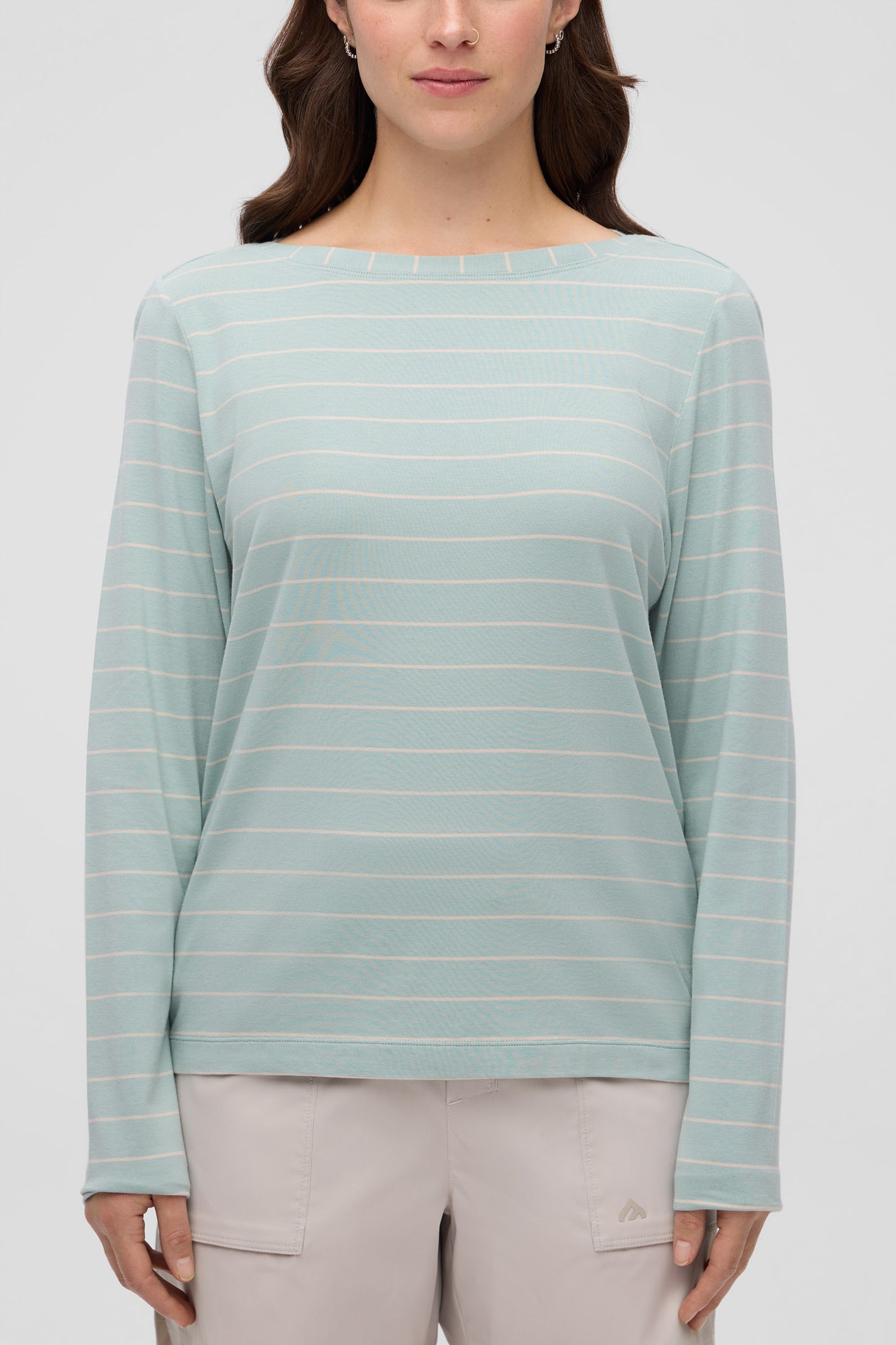 T-shirt technique à séchage rapide - Femme && VERT/MULTI