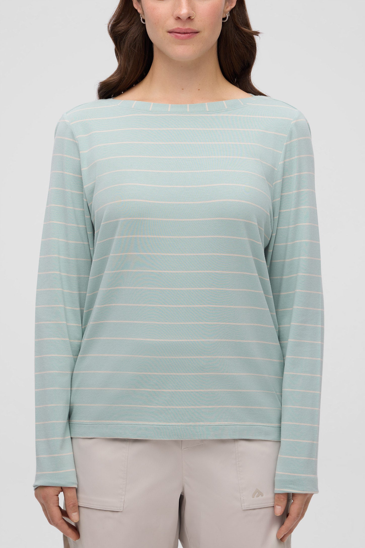 T-shirt technique à séchage rapide - Femme && VERT/MULTI