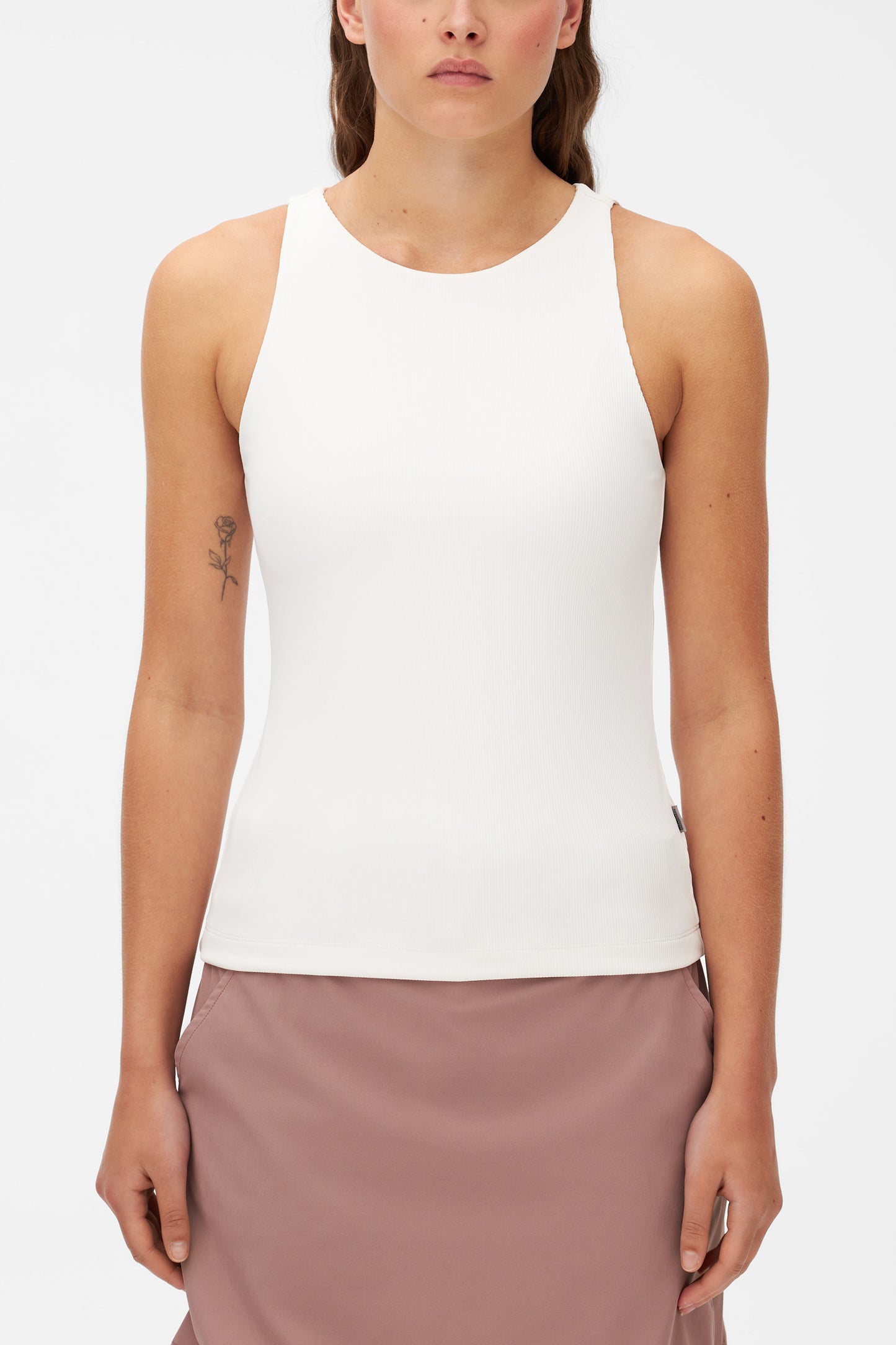 Camisole essentielle ultraextensible && BLANC
