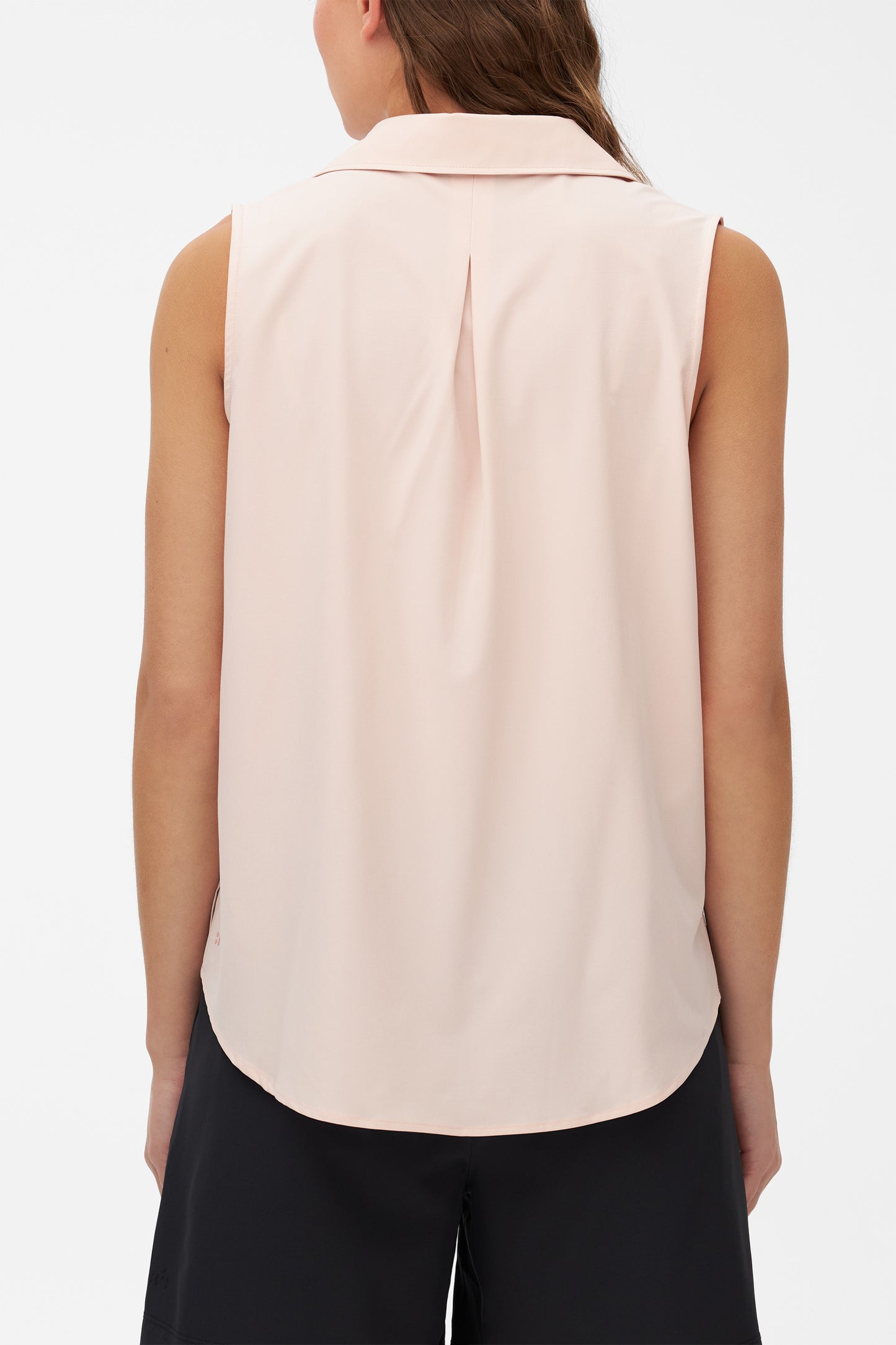 Chemise sans manches antifroissement - Femme && ROSE