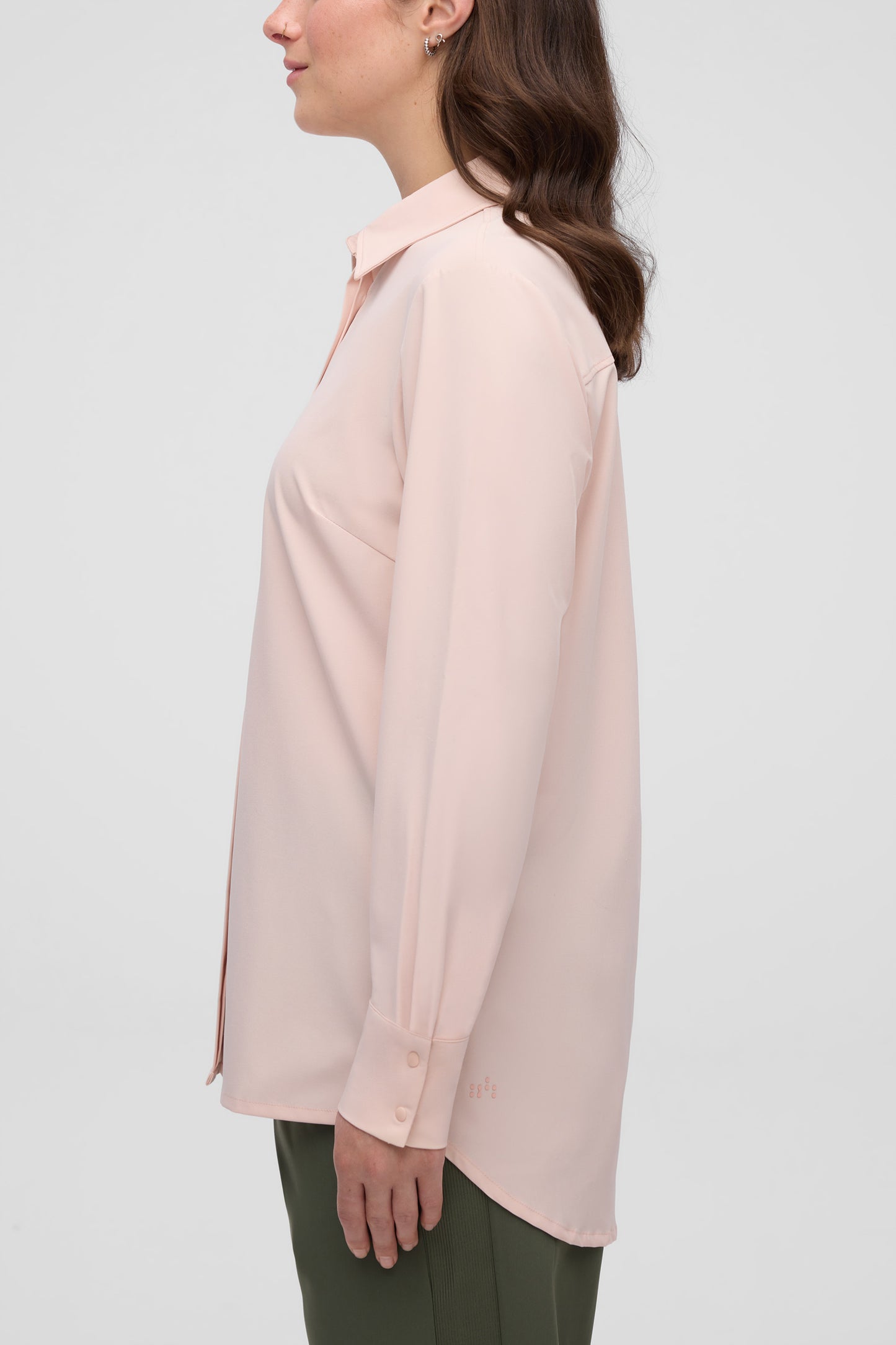 Chemise à séchage rapide antifroissement - Femme && ROSE