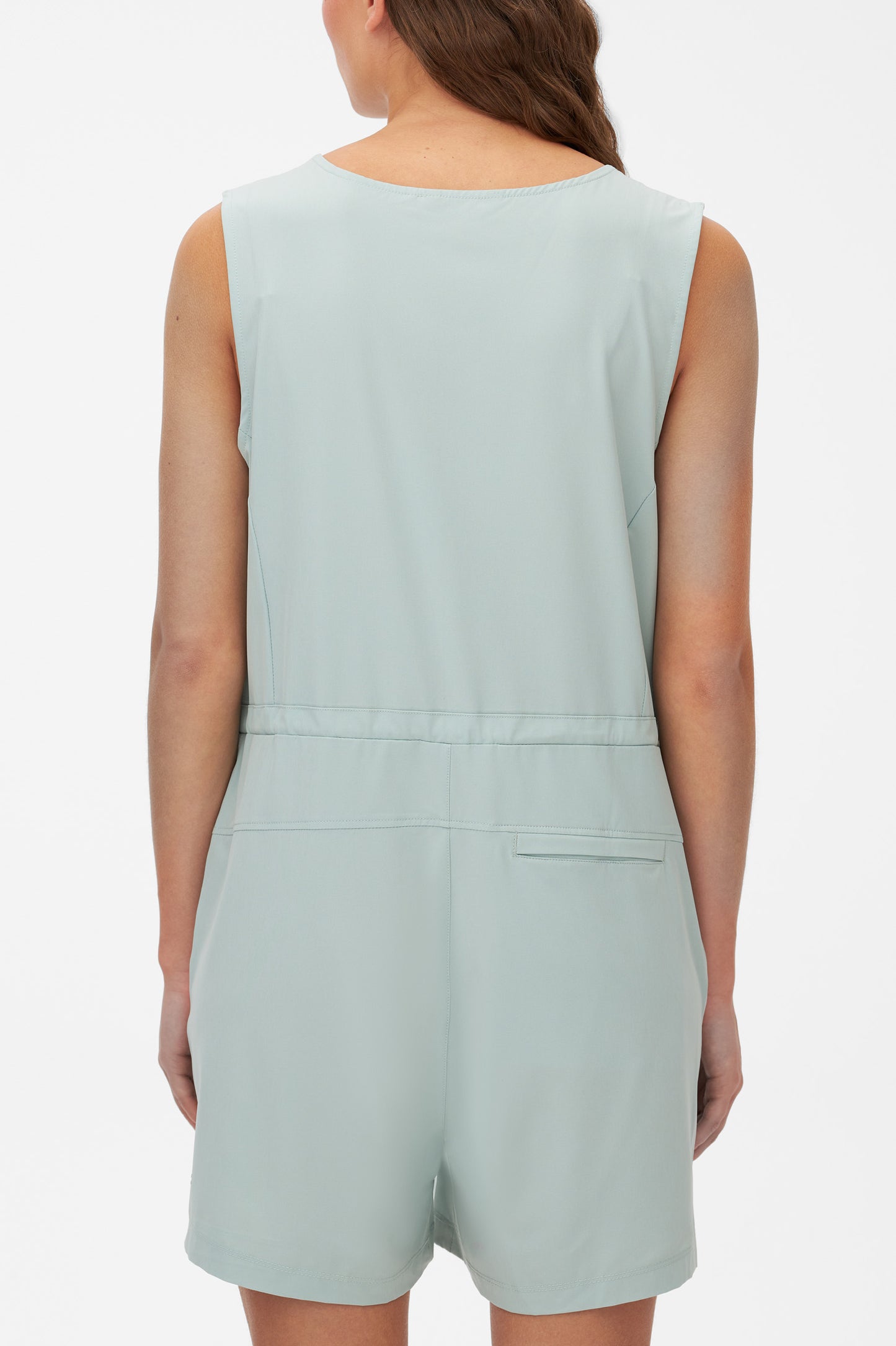 Combi-short extensible antifroissement - Femme && VERT