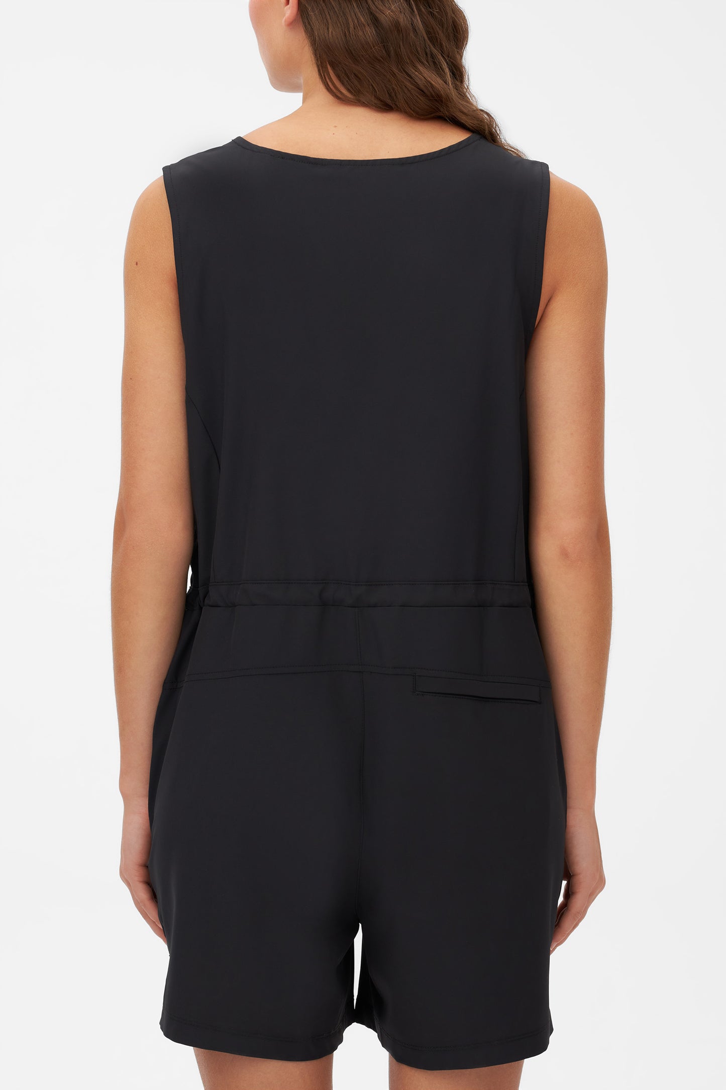 Combi-short extensible antifroissement - Femme && GRIS FONCE