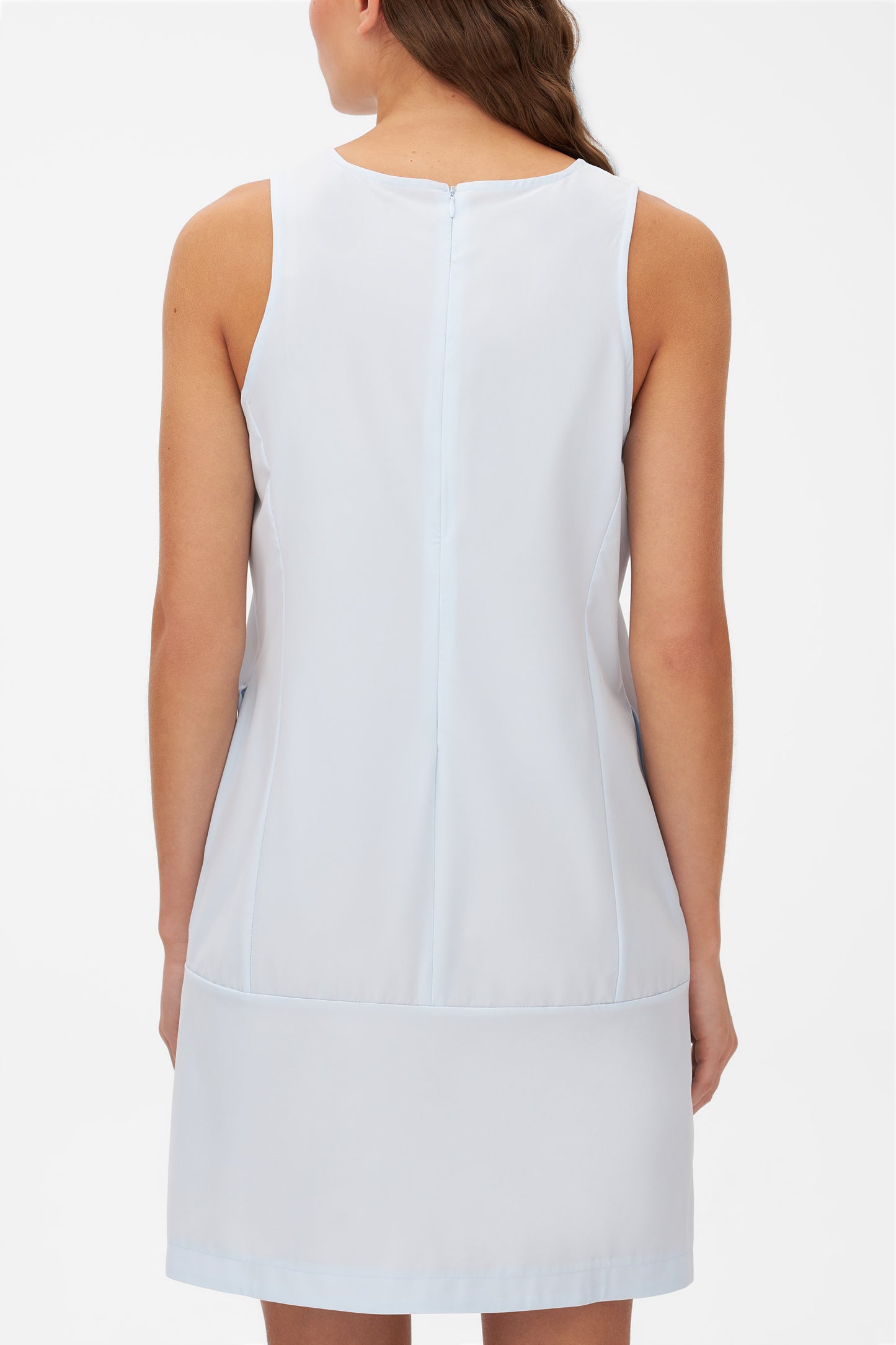 Robe sans manches antifroissement - Femme && BLEU PALE