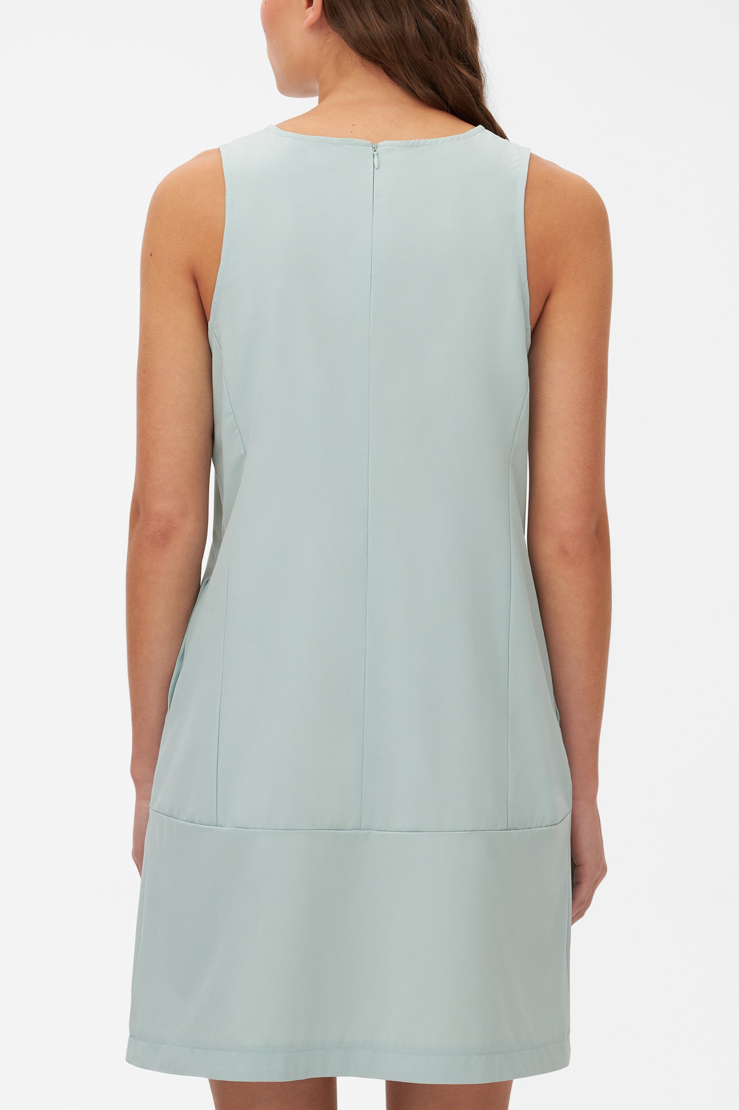 Robe sans manches antifroissement - Femme && VERT