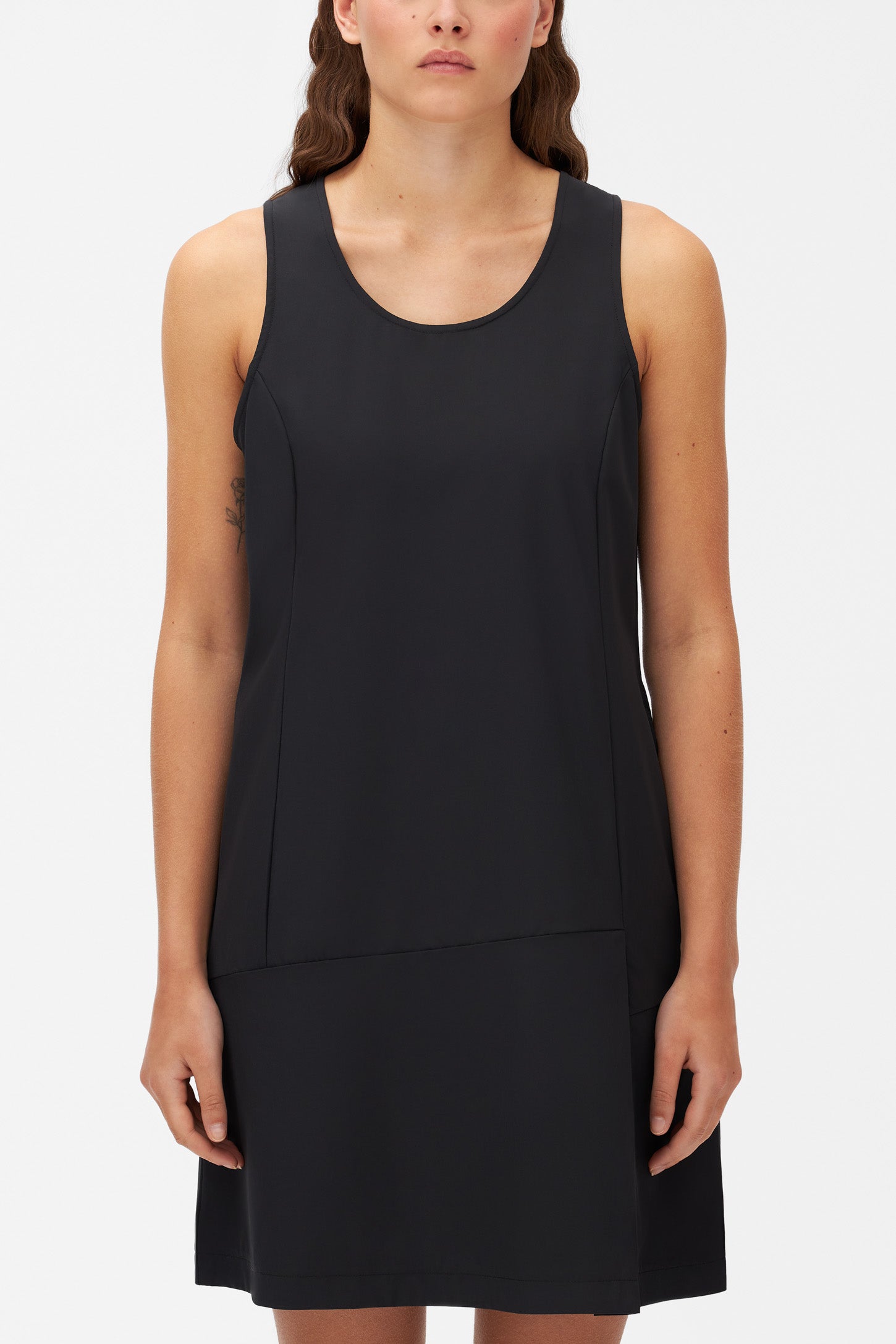 Robe sans manches antifroissement - Femme && GRIS FONCE
