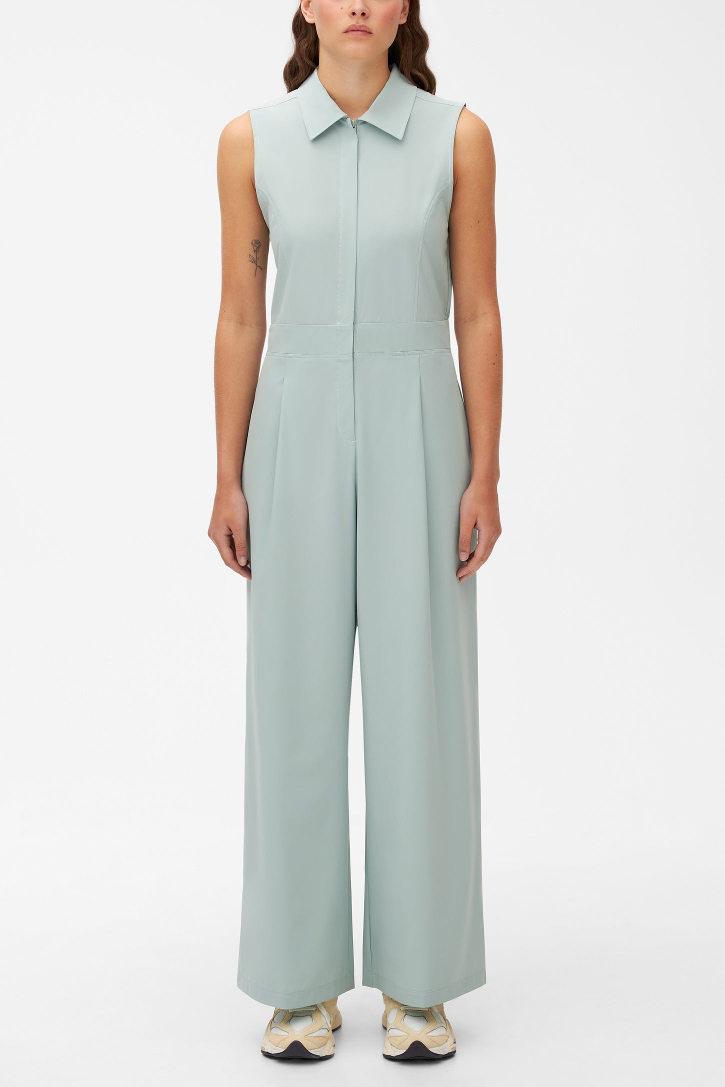 Combinaison extensible antifroissement - Femme && VERT