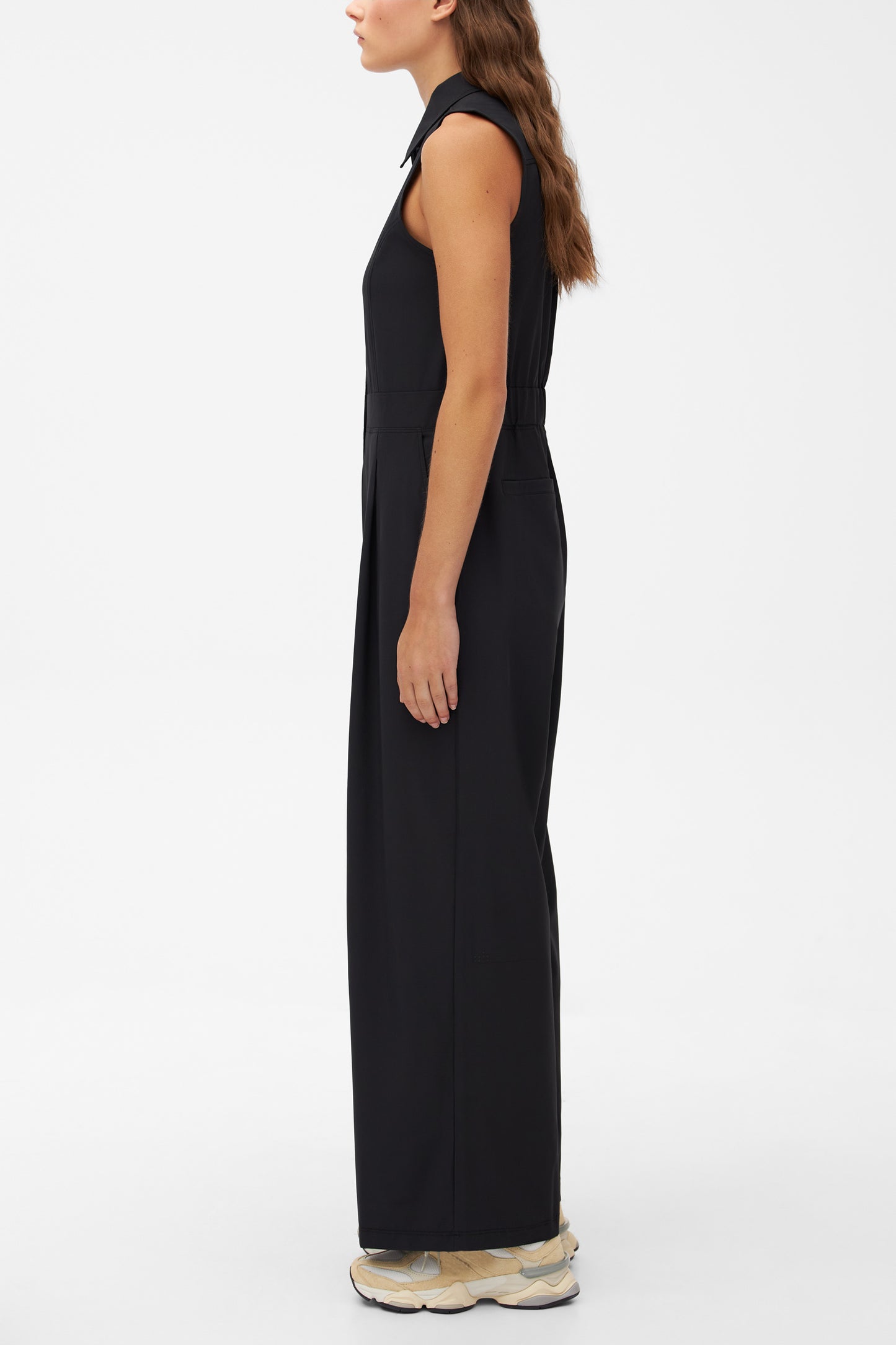Combinaison extensible antifroissement - Femme && GRIS FONCE