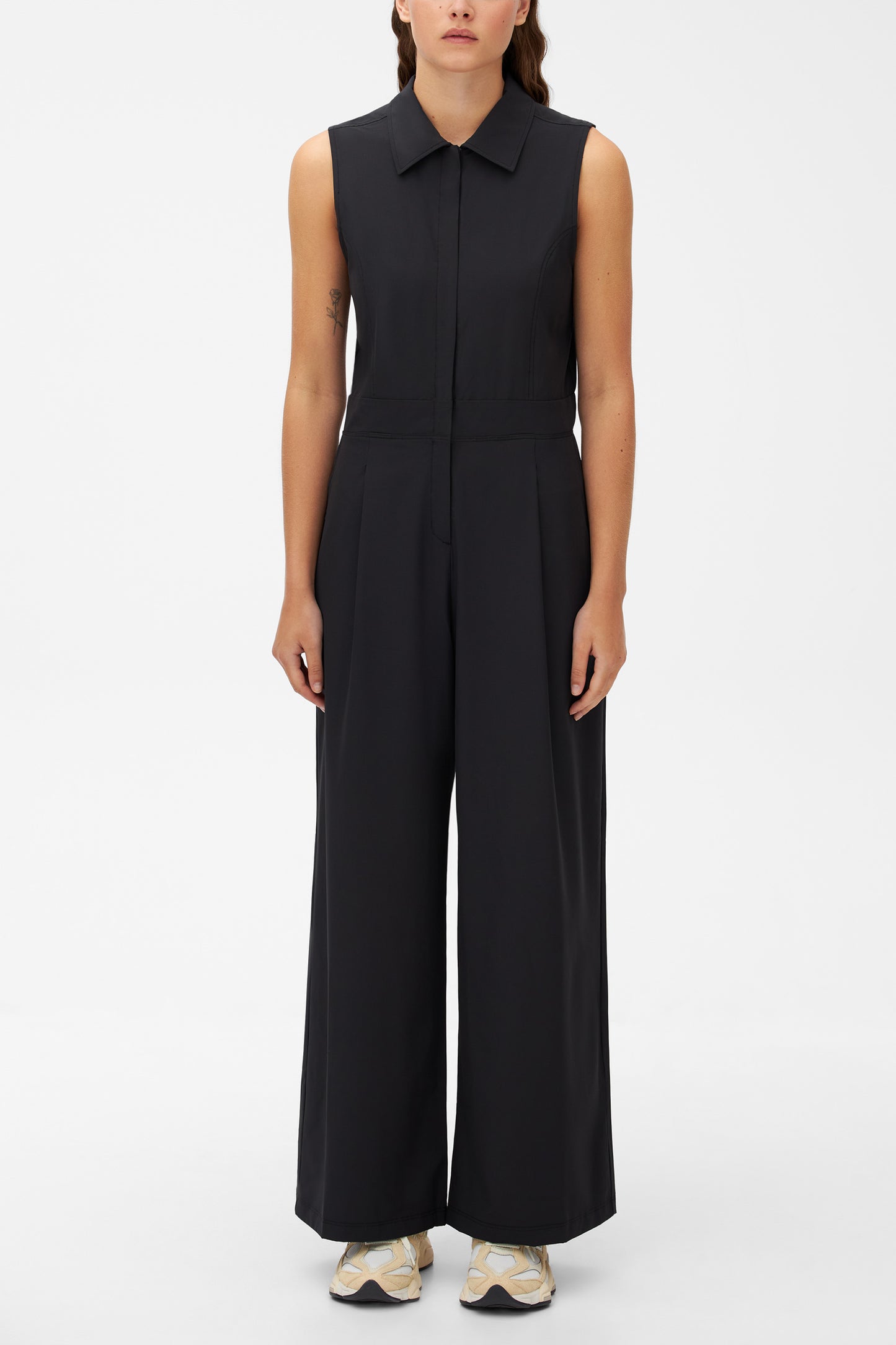 Combinaison extensible antifroissement - Femme && GRIS FONCE