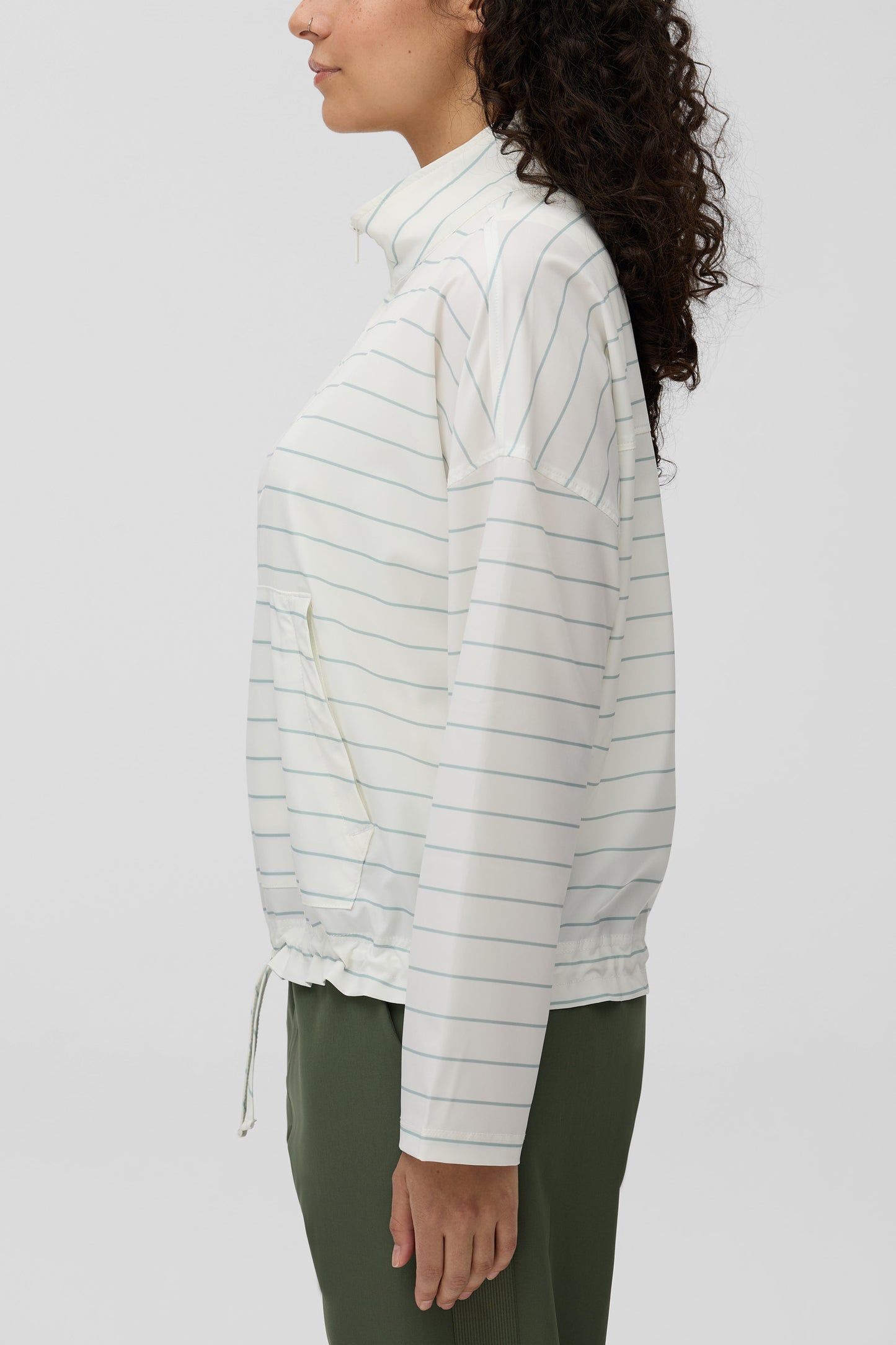 Chandail extensible antifroissement - Femme && BLANC MULTI