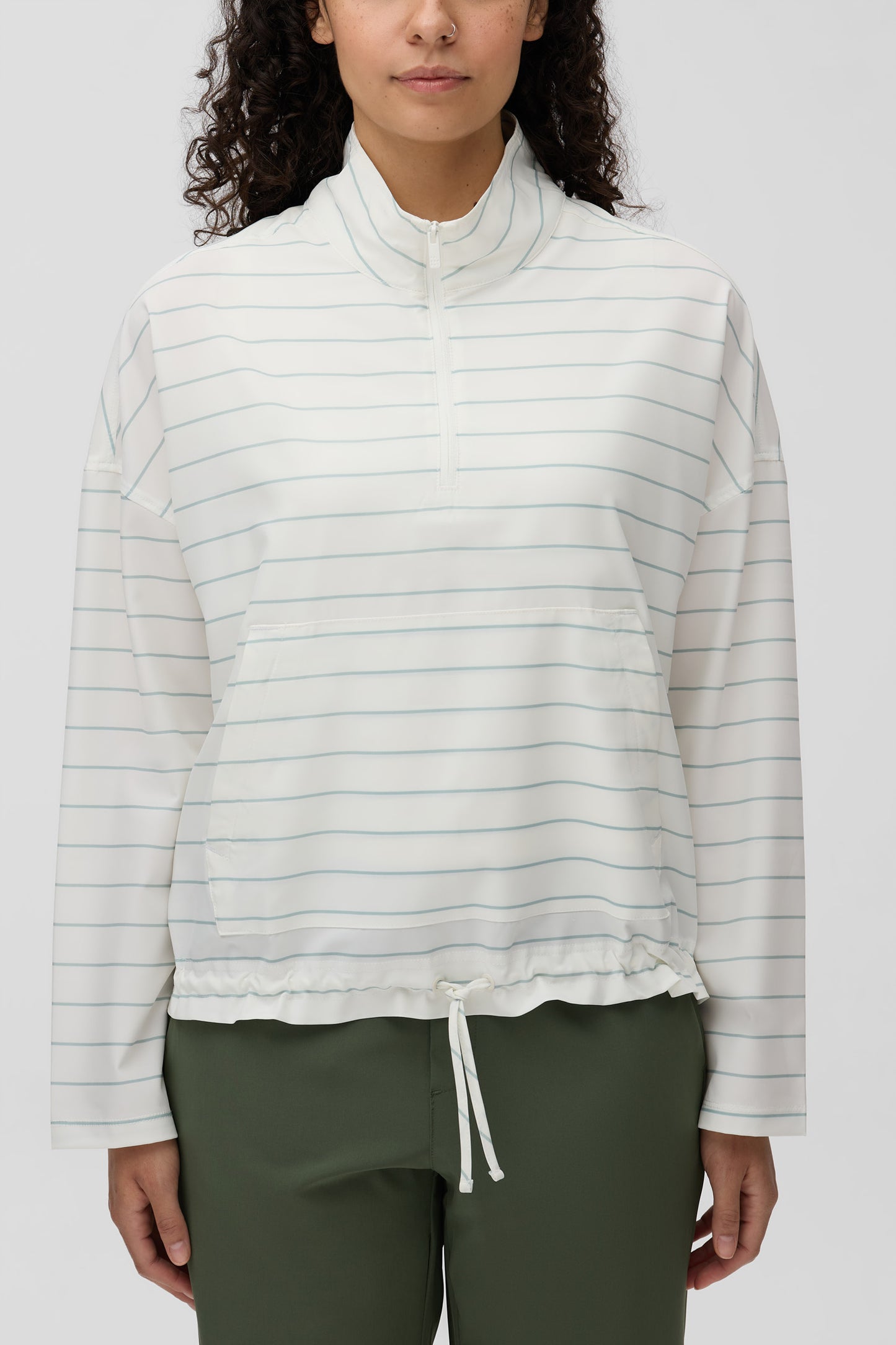 Chandail extensible antifroissement - Femme && BLANC MULTI