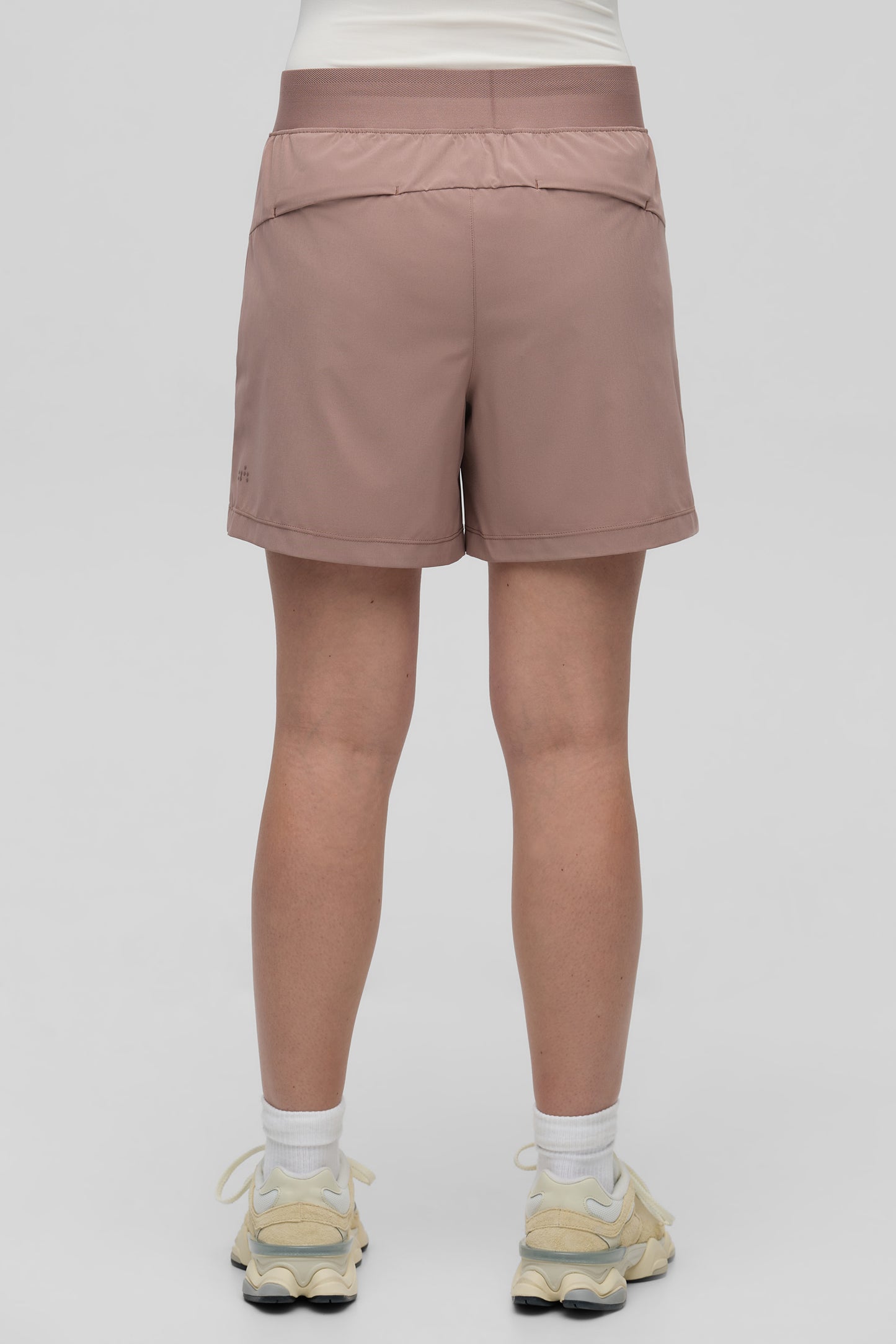 Short extensible antifroissement - Femme && BRUN