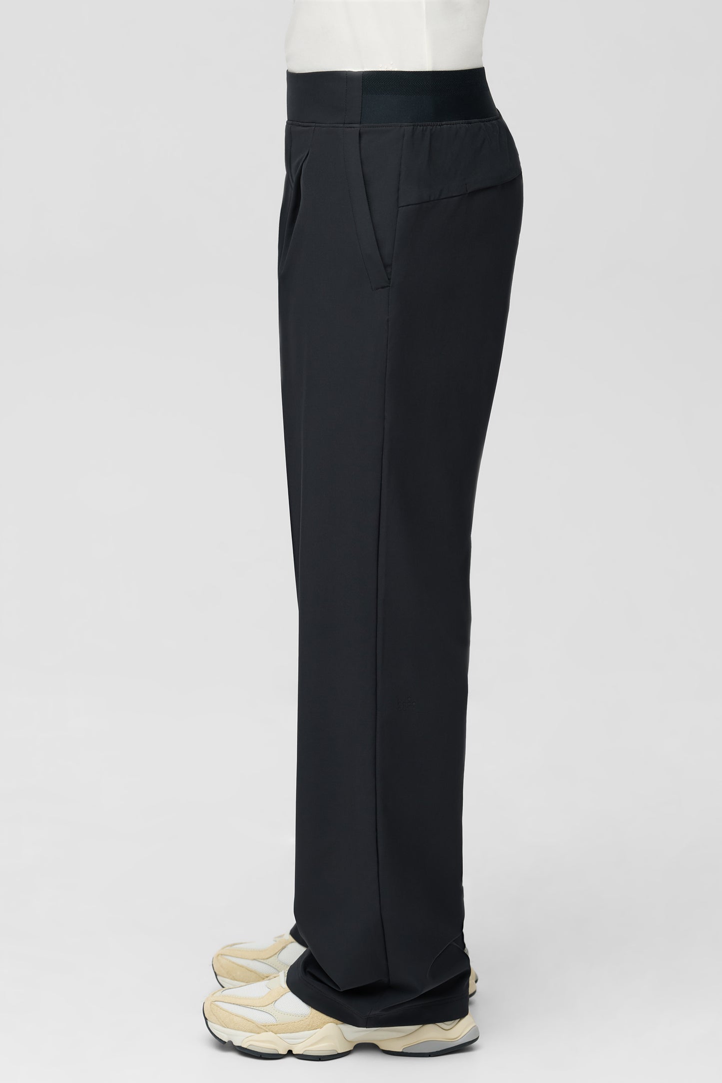 Pantalon extensible antifroissement - Femme && GRIS FONCE