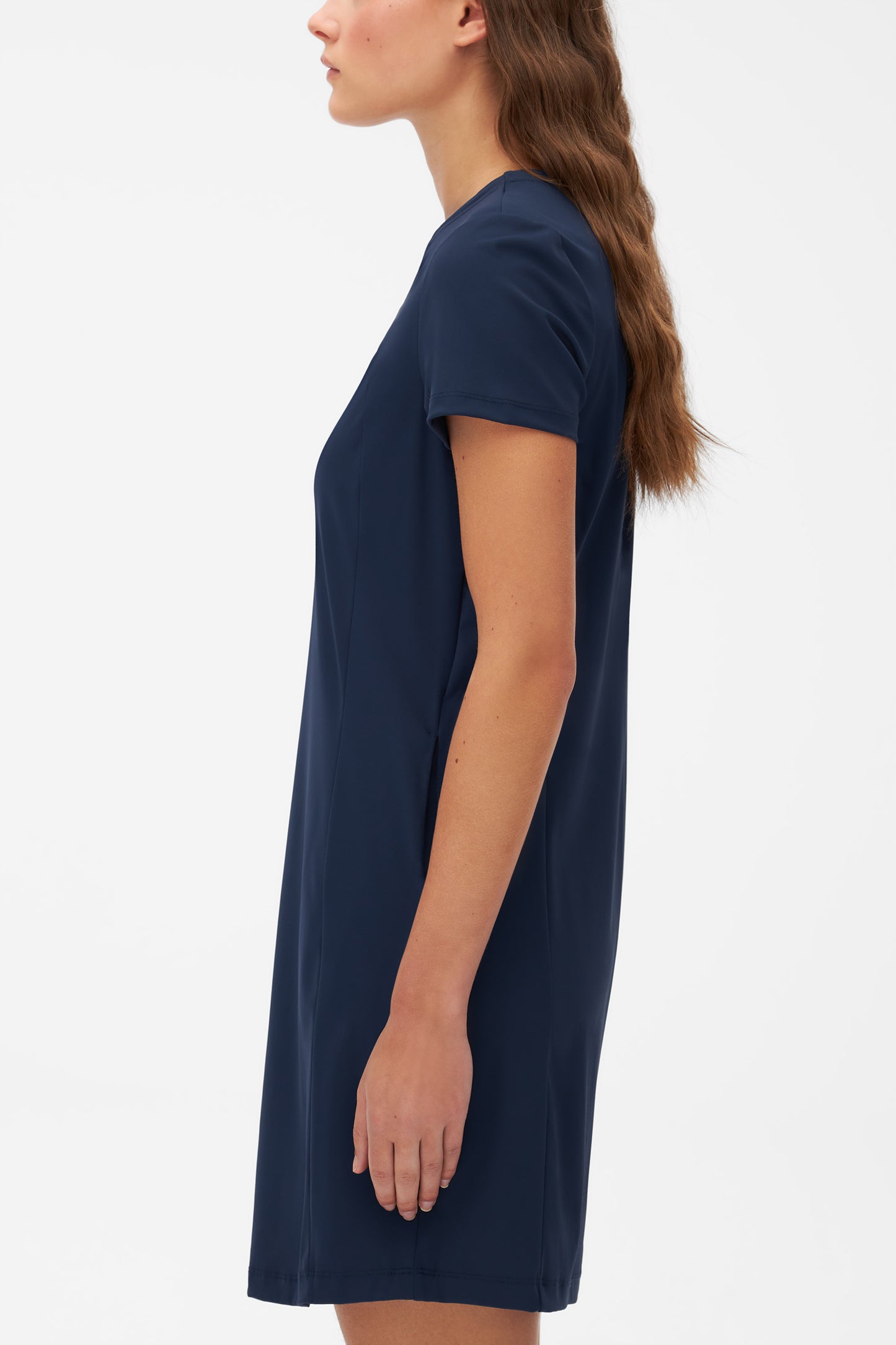 Robe douce à séchage rapide - Femme && BLEU MARINE