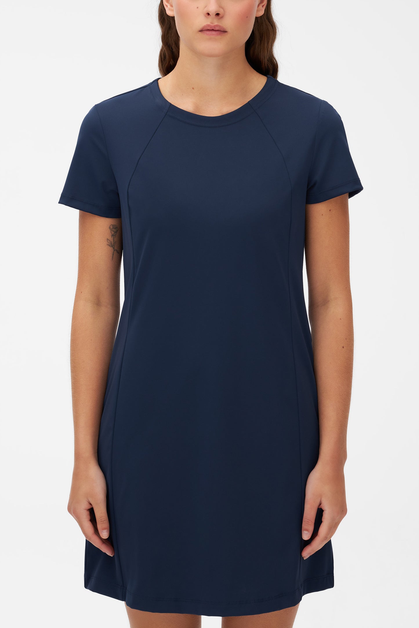 Robe douce à séchage rapide - Femme && BLEU MARINE