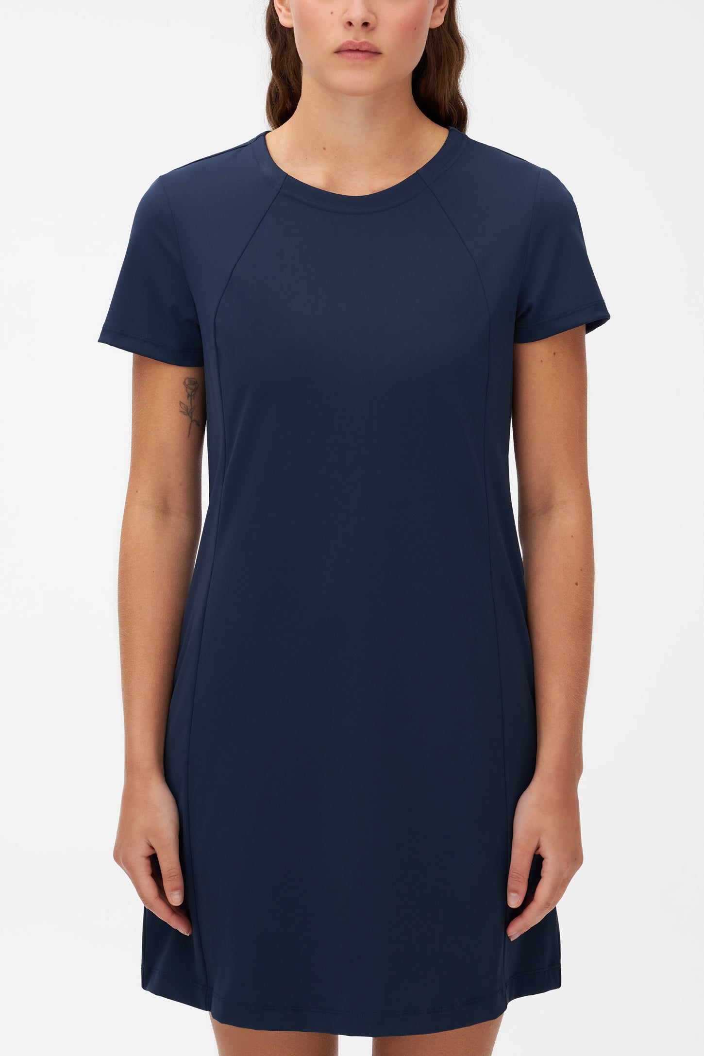 Robe douce à séchage rapide - Femme && BLEU MARINE