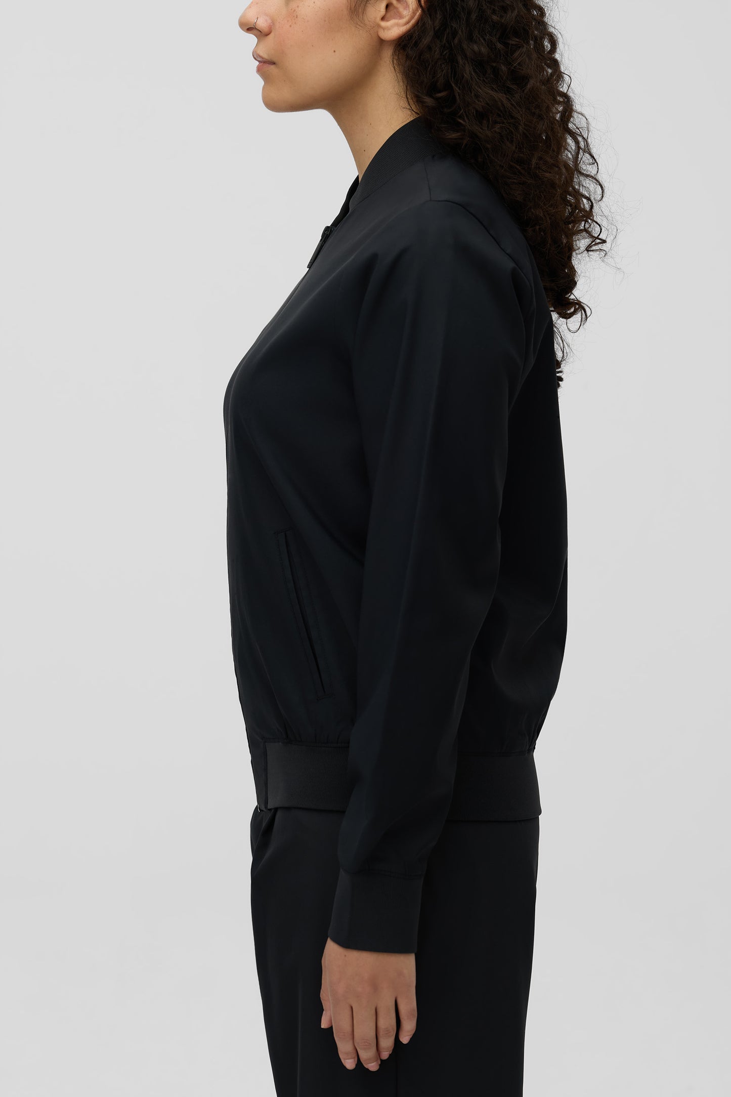 Veste en modal à séchage rapide - Femme && GRIS FONCE