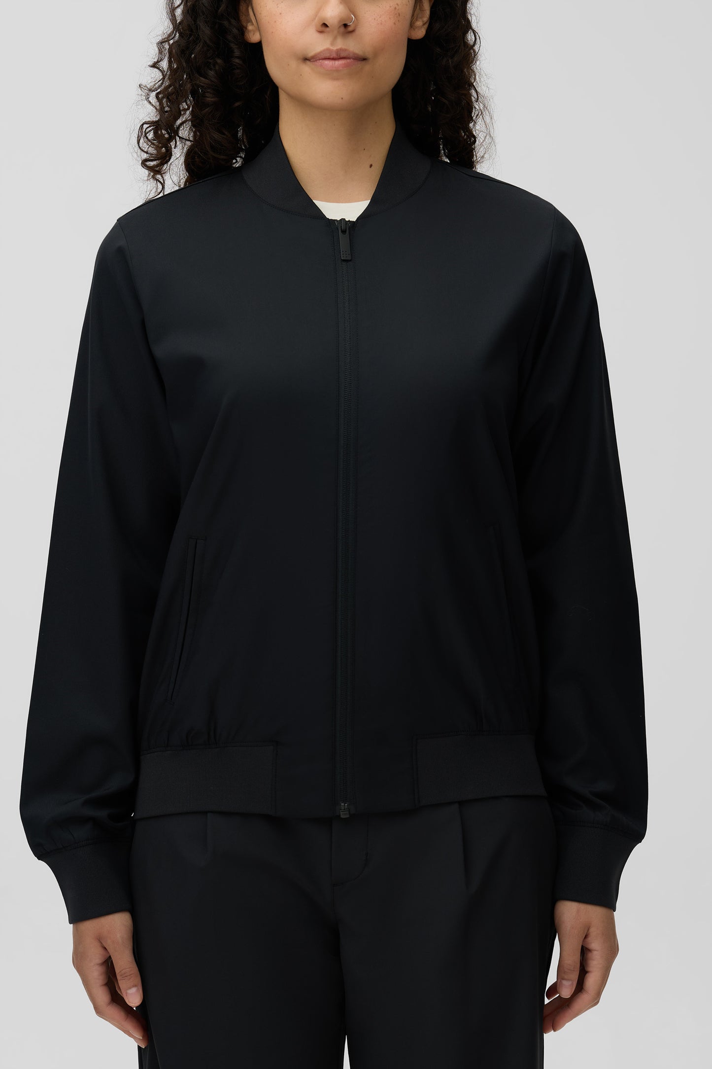 Veste en modal à séchage rapide - Femme && GRIS FONCE
