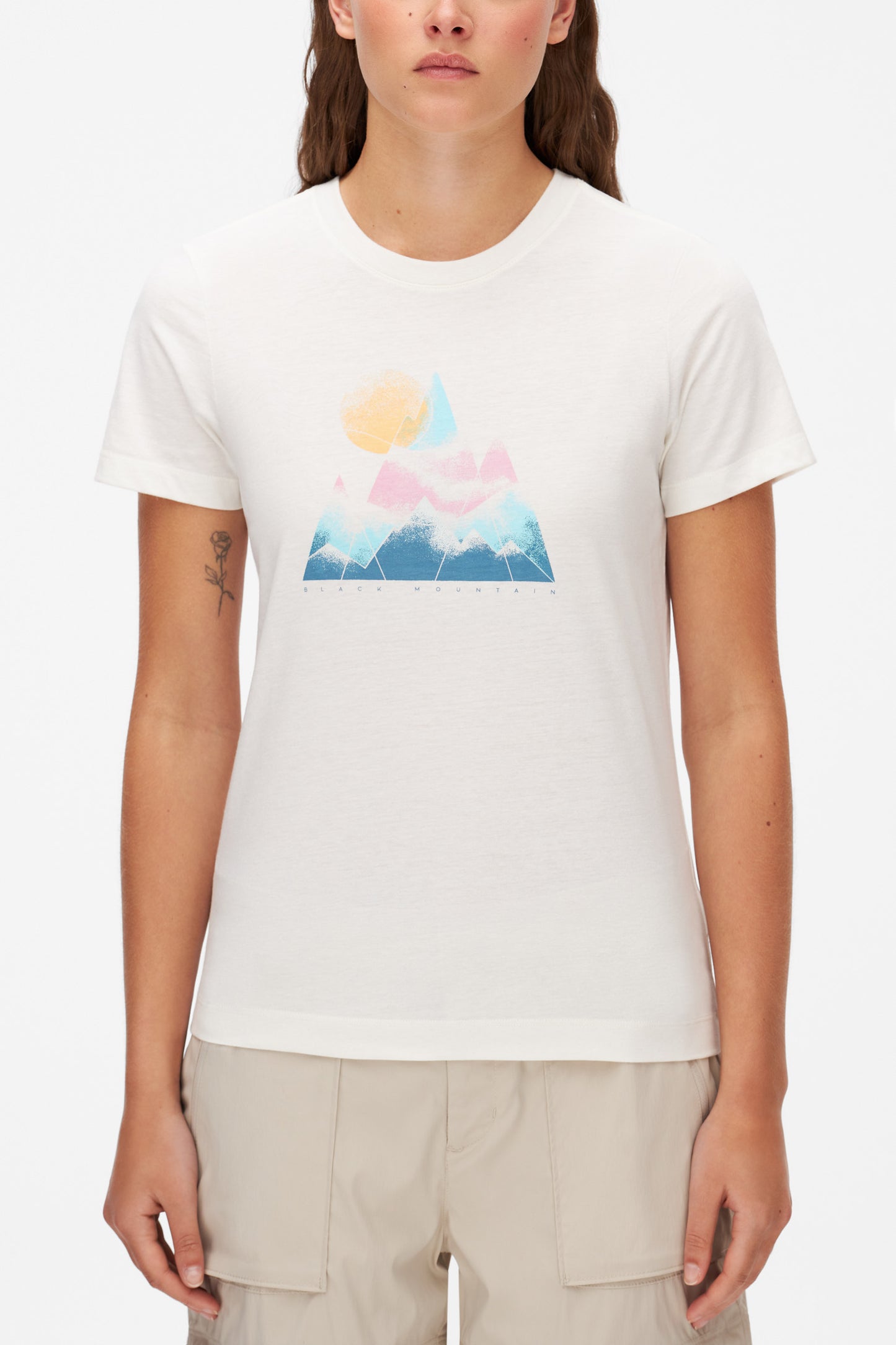 T-shirt d'entraînement avec impression - Femme && BLANC