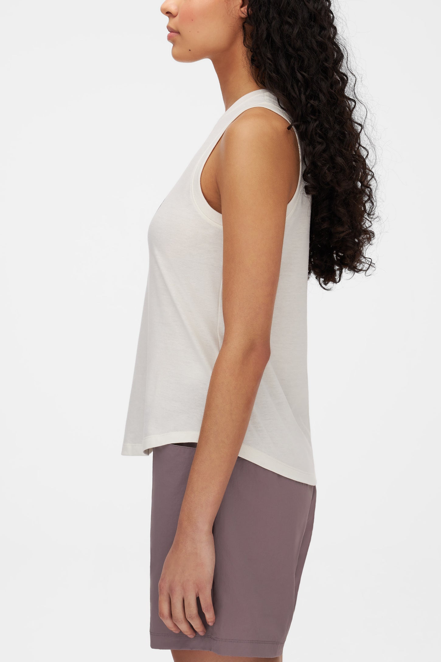 Camisole performante avec impression - Femme && BLANC
