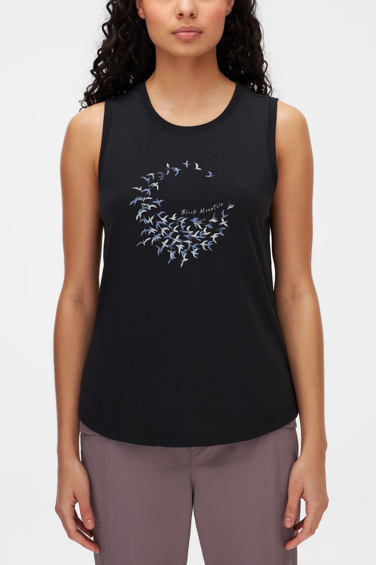 Camisole performante avec impression - Femme && GRIS FONCE