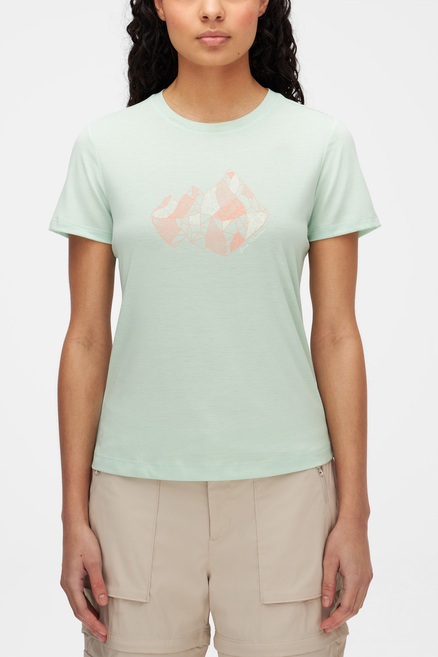 T-shirt actif avec impression - Femme && VERT