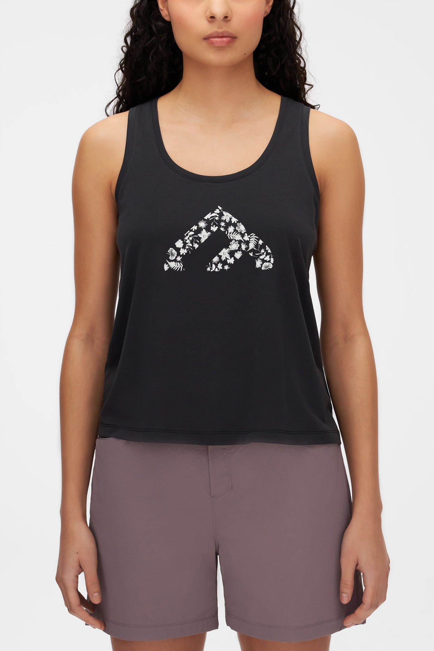 Camisole active en lyocell - Femme && GRIS FONCE