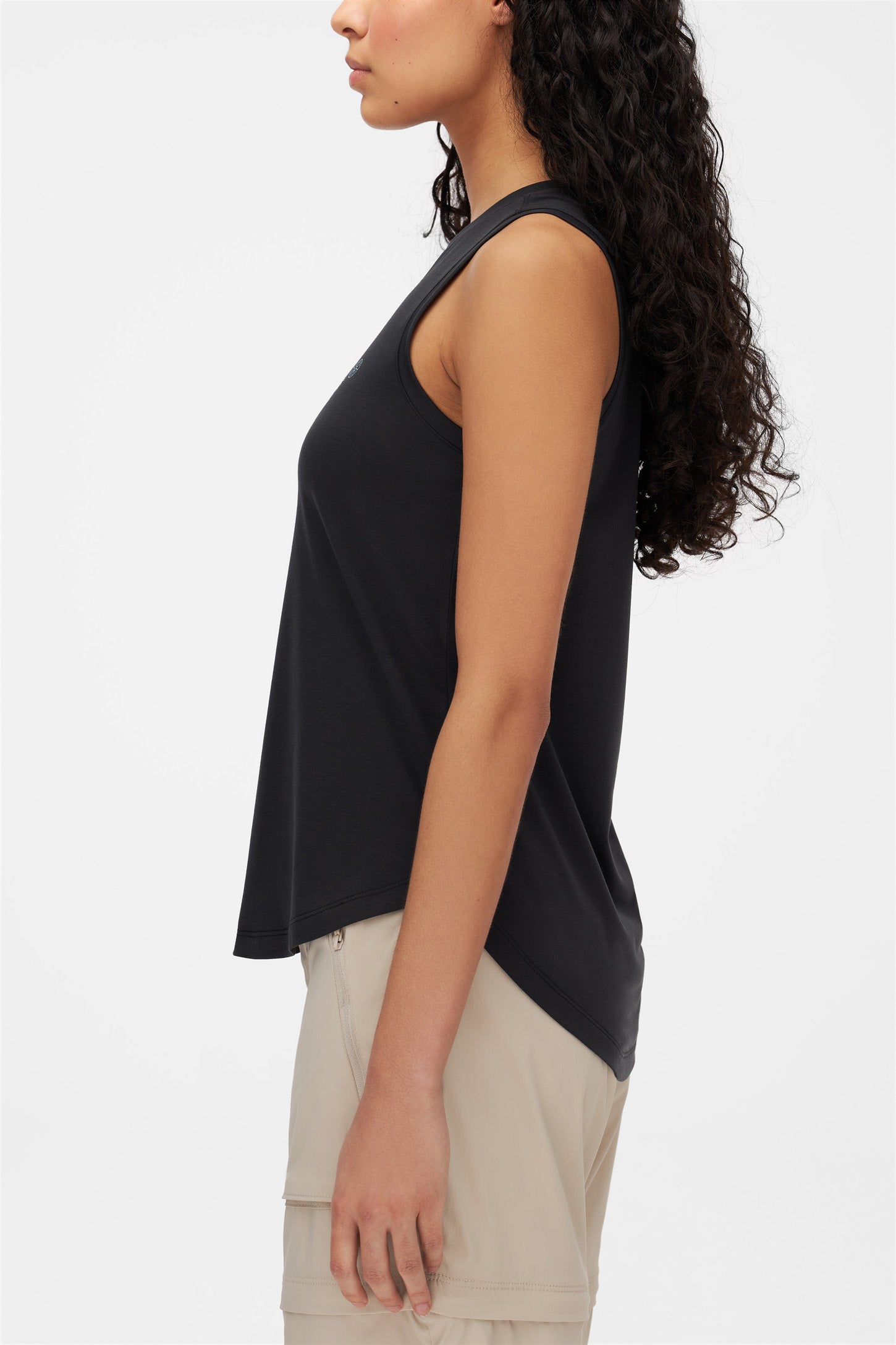 Camisole active en lyocell - Femme && GRIS FONCE