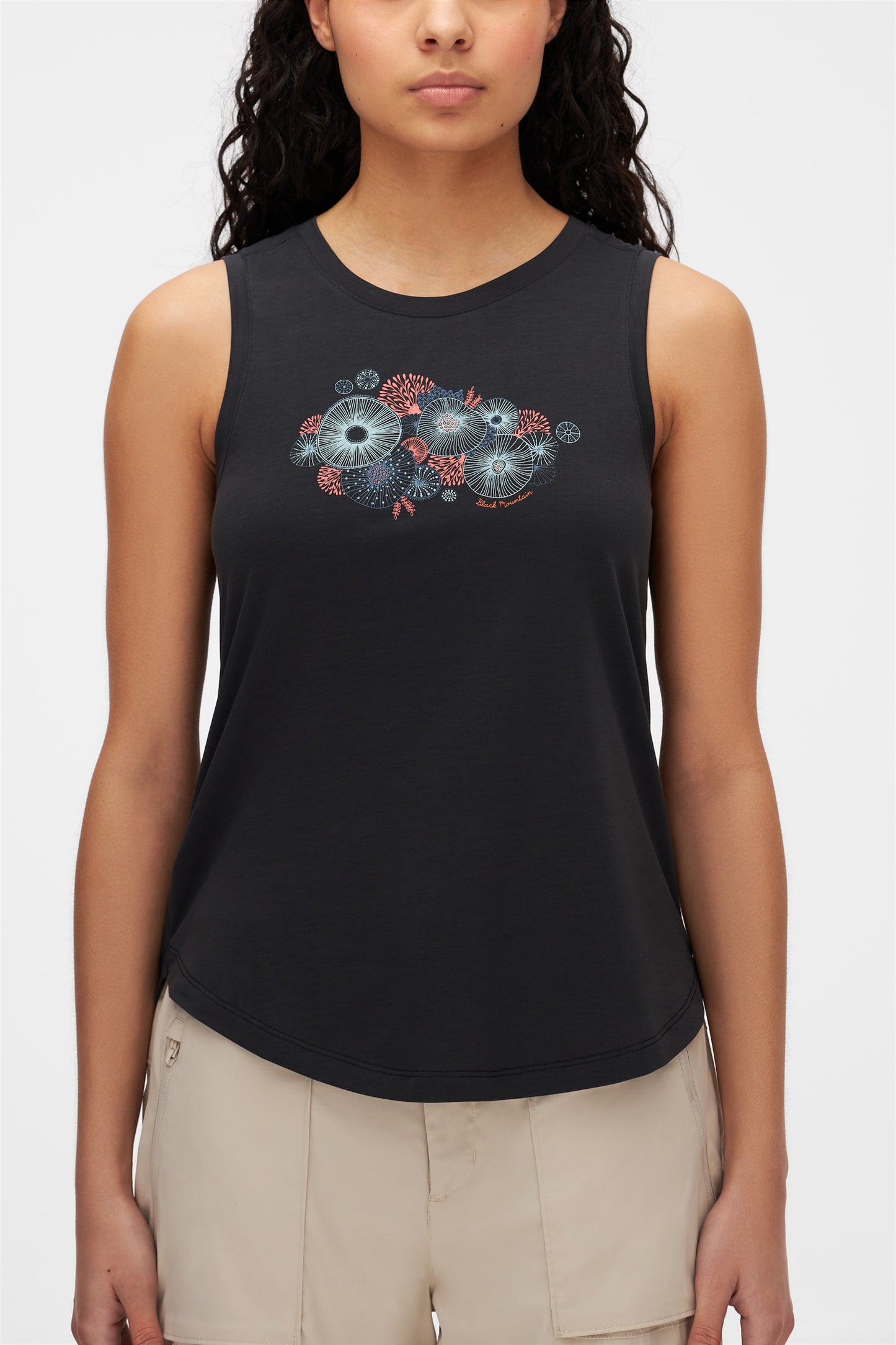 Camisole active en lyocell - Femme && GRIS FONCE