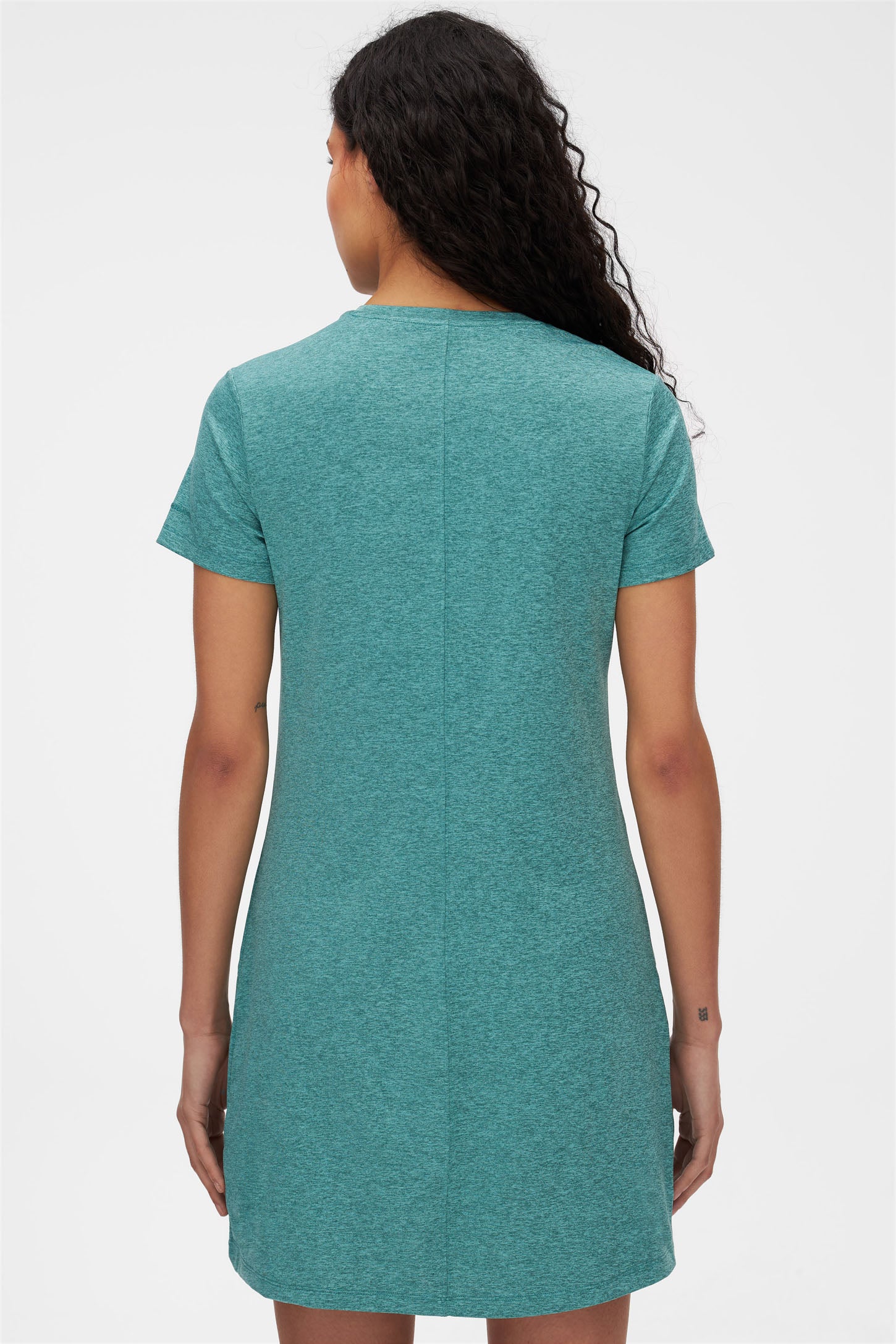 Robe t-shirt à séchage rapide - Femme && VERT MIXTE