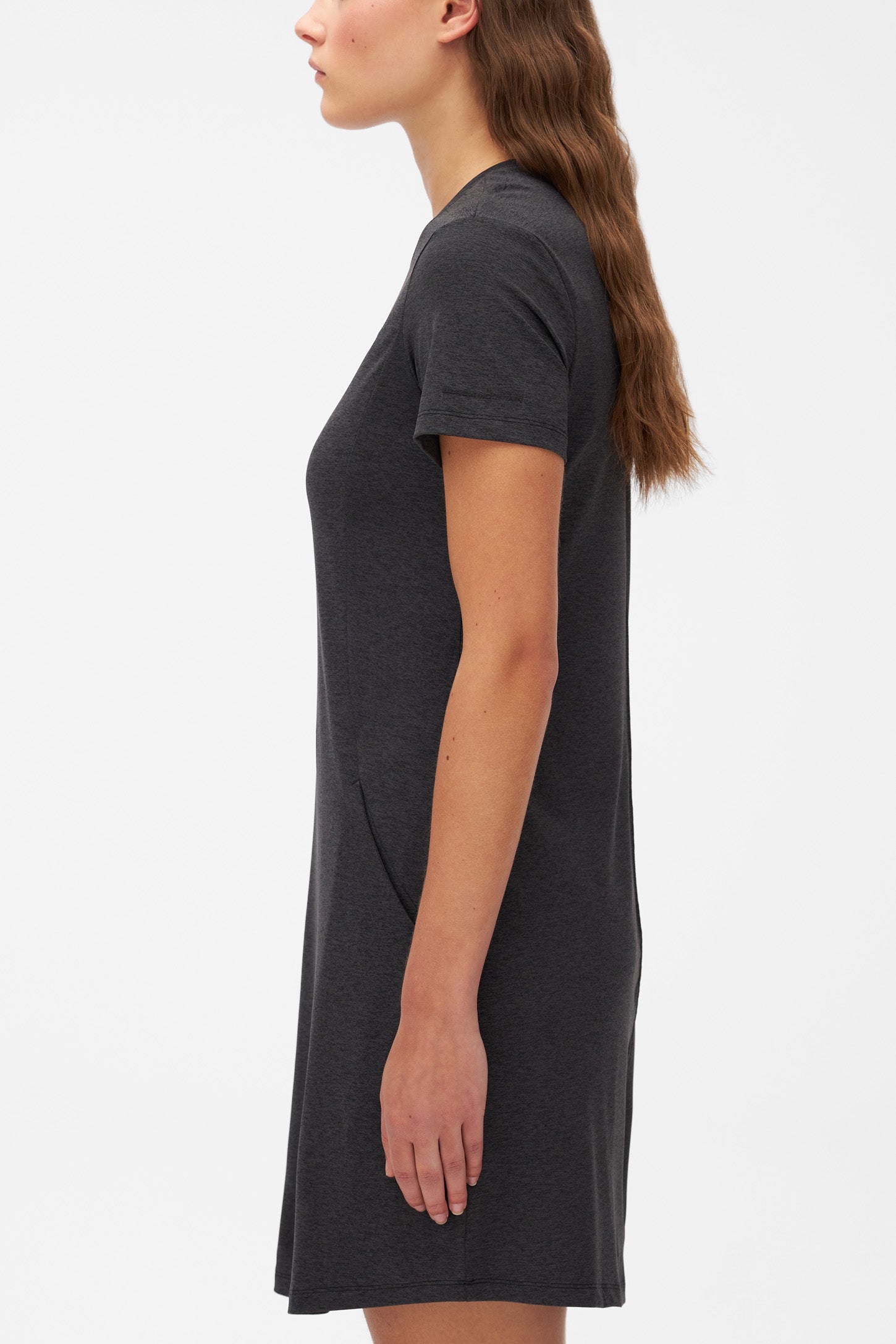 Robe t-shirt à séchage rapide - Femme && GRIS MIXTE