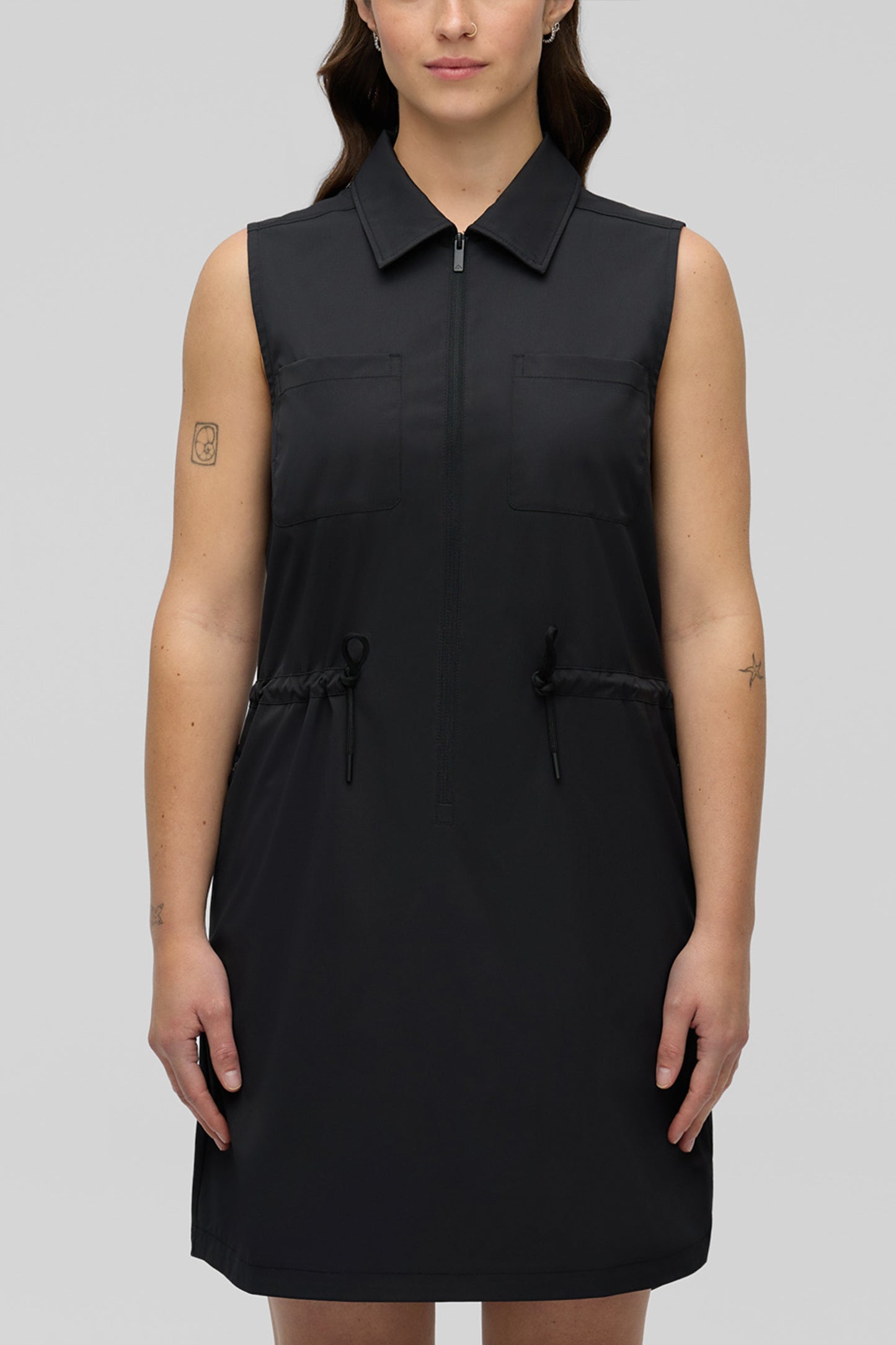 Robe technique à séchage rapide - Femme && GRIS FONCE