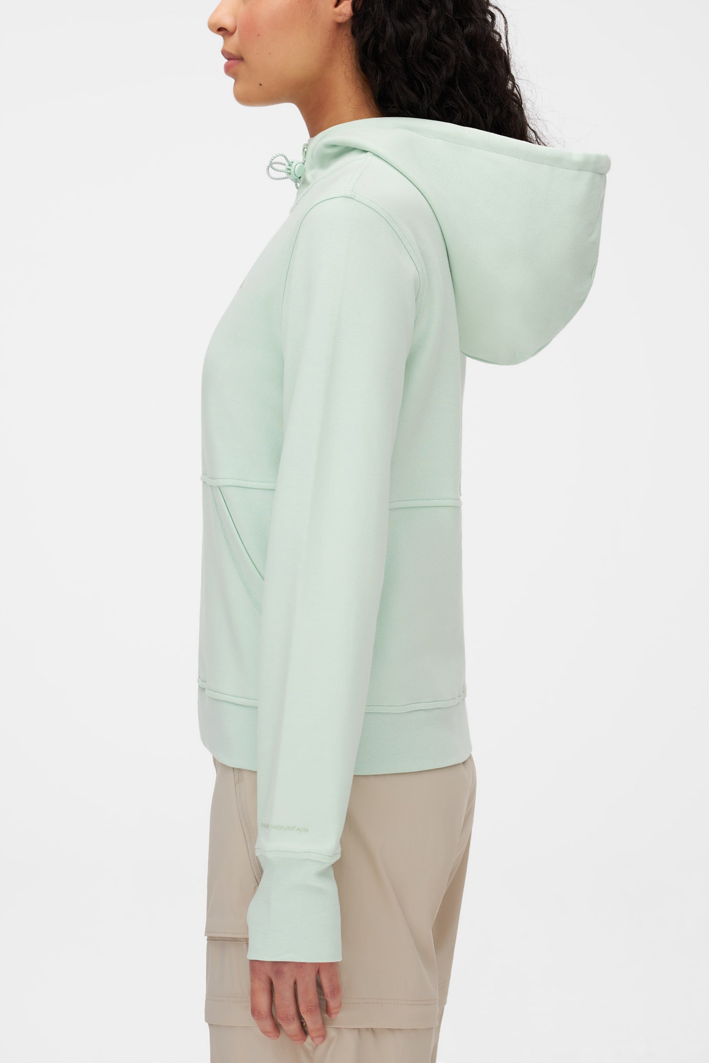 Veste sport à capuchon - Femme & VERT