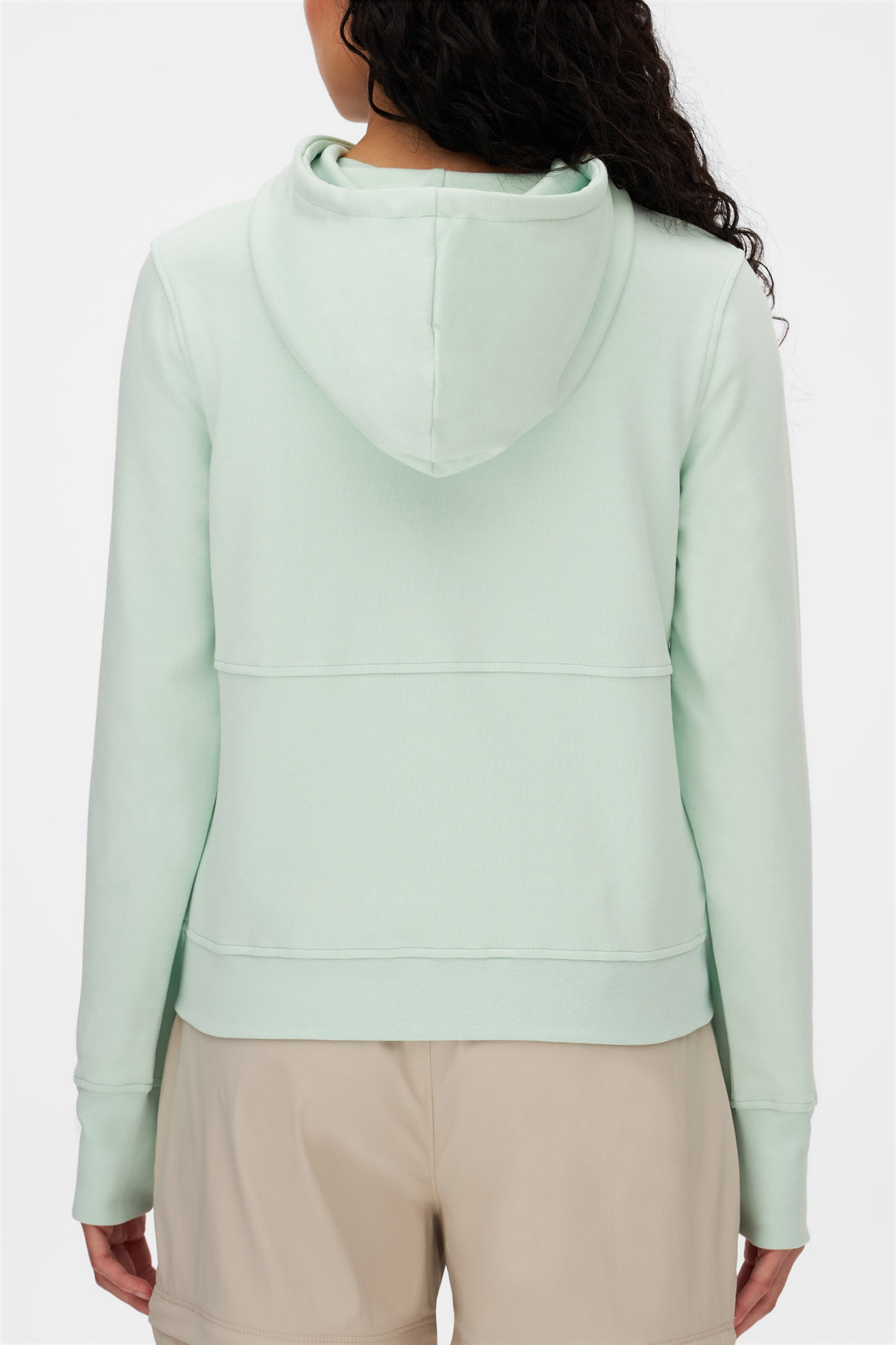 Veste sport à capuchon - Femme & VERT