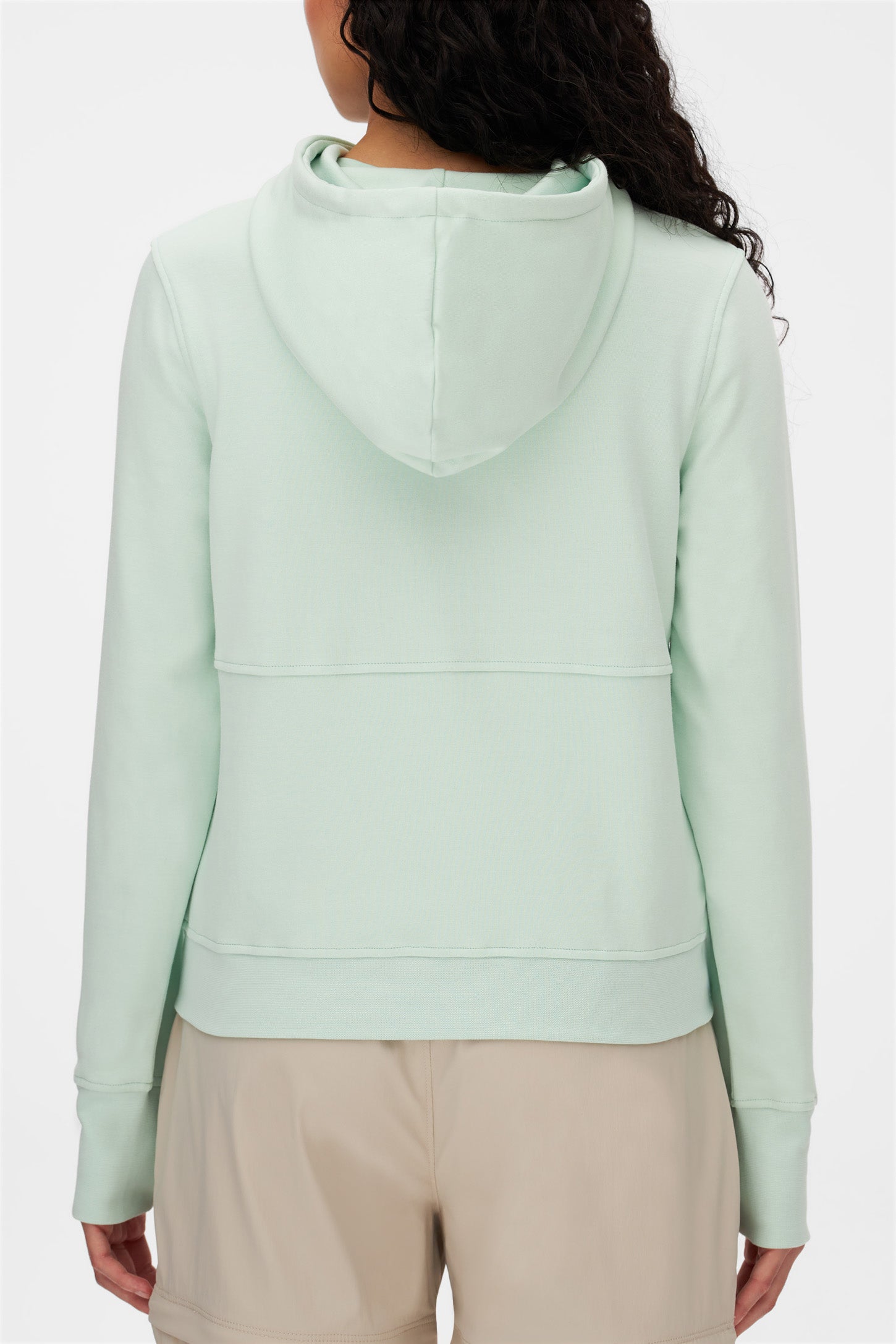Veste sport à capuchon - Femme & VERT