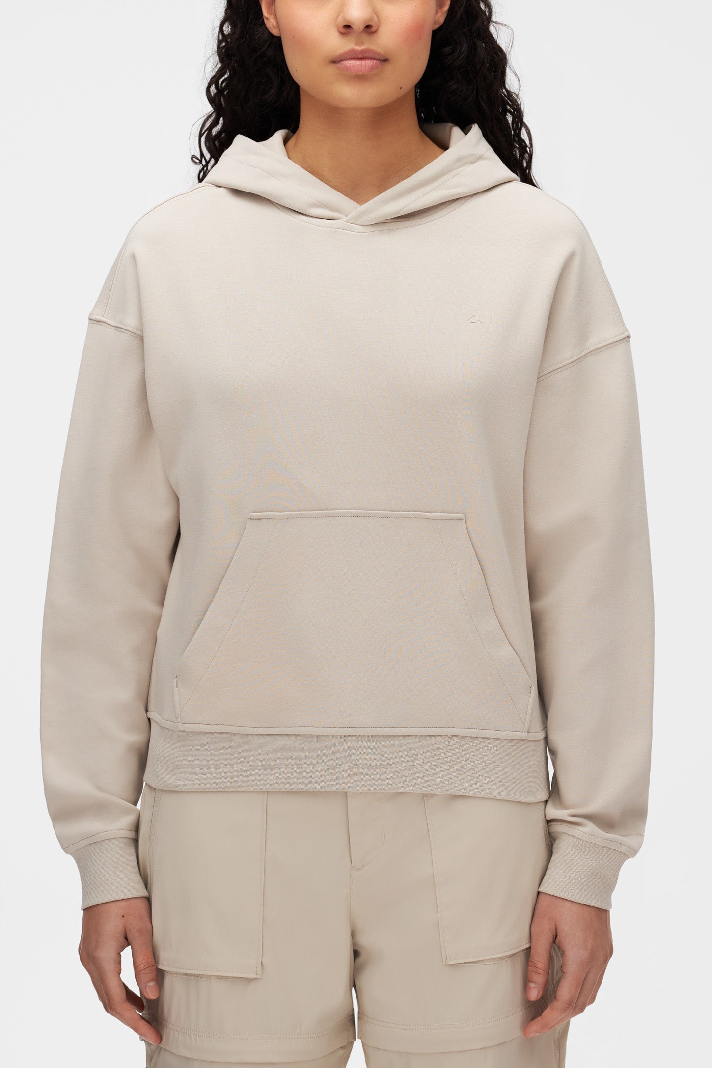 Chandail sport à capuchon - Femme && GRIS