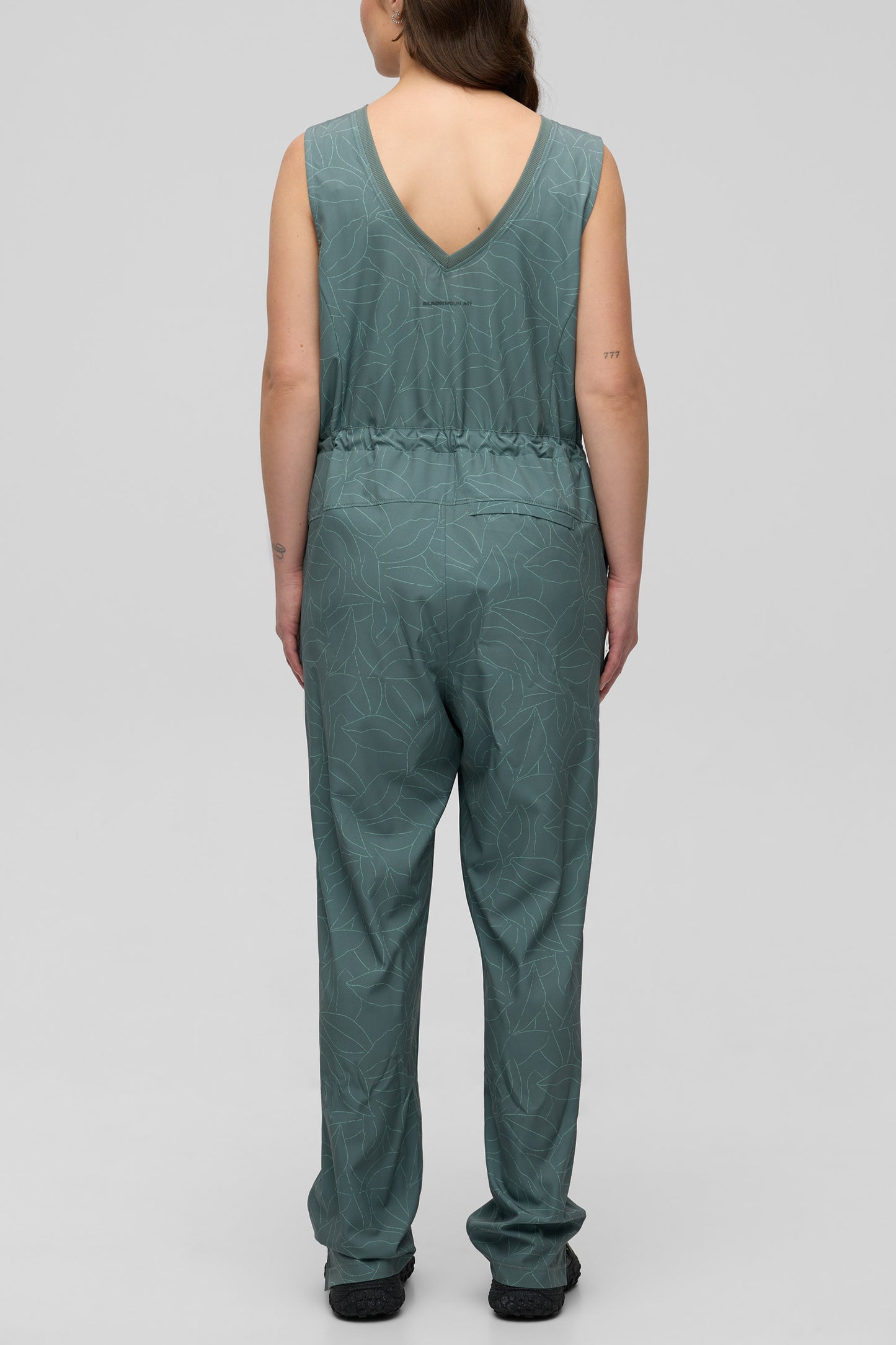 Combinaison extensible facile d'entretien - Femme && VERT/MULTI
