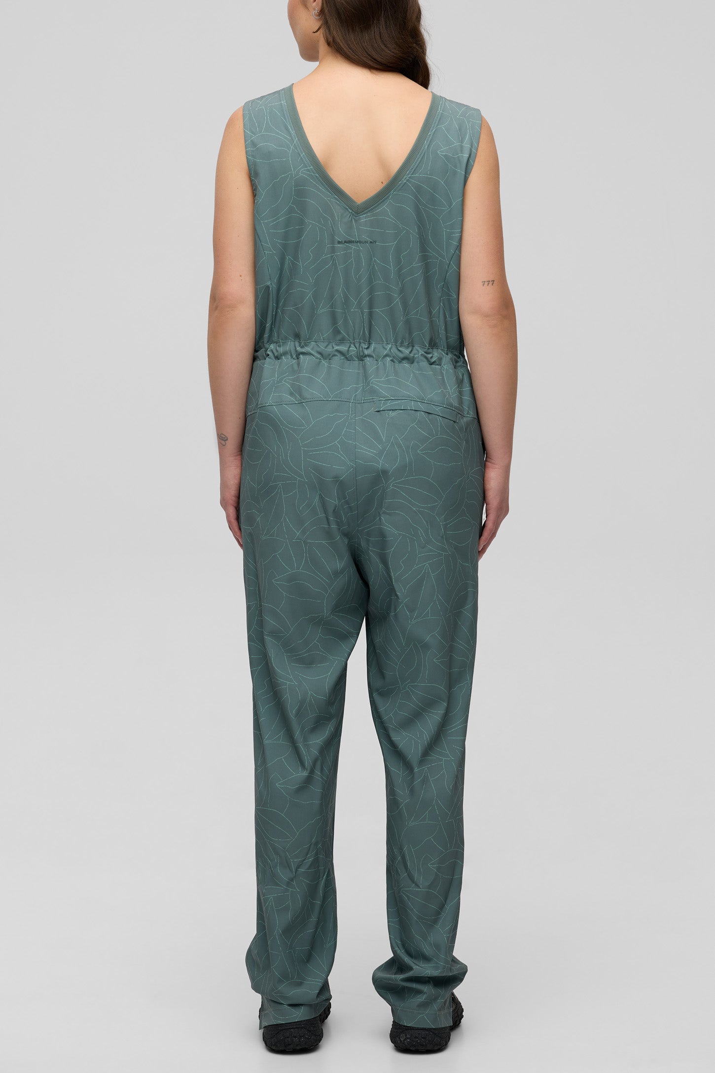Combinaison extensible facile d'entretien - Femme && VERT/MULTI
