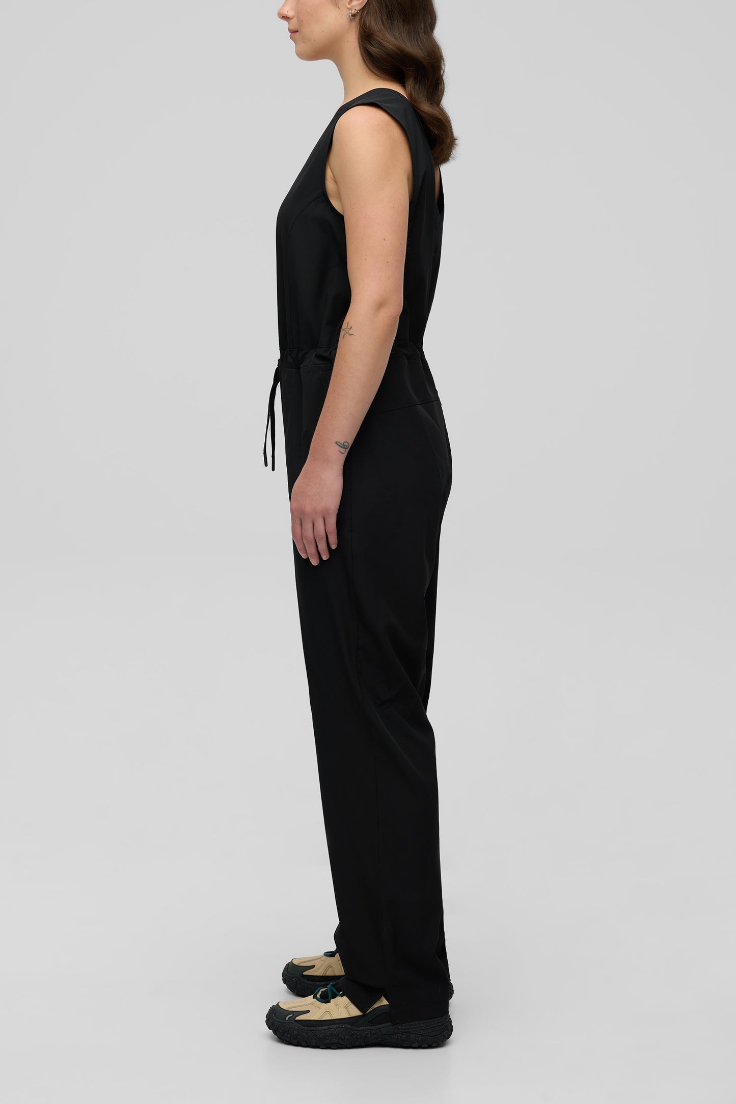 Combinaison extensible facile d'entretien - Femme && GRIS FONCE