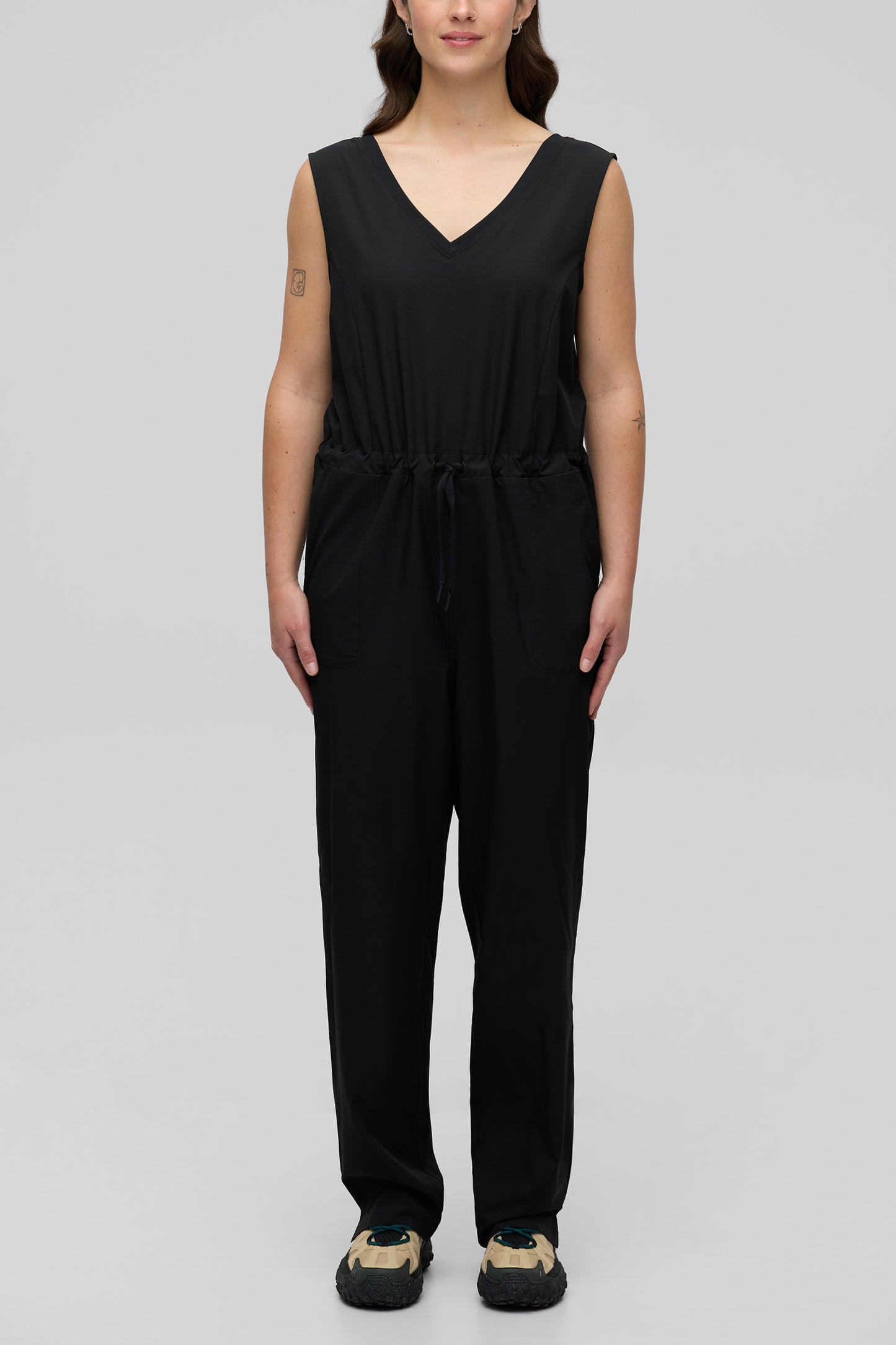 Combinaison extensible facile d'entretien - Femme && GRIS FONCE