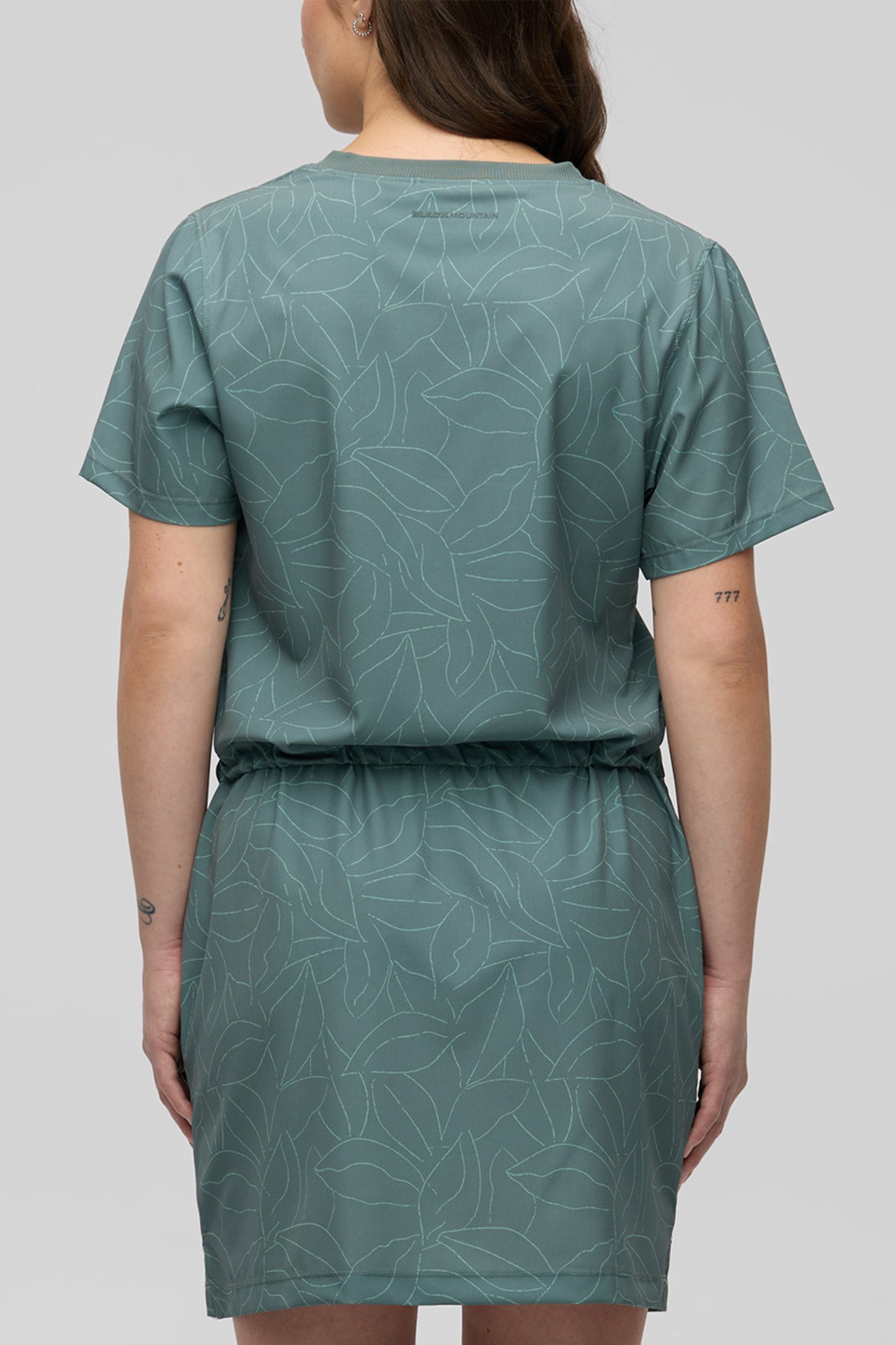 Robe extensible facile d'entretien - Femme && VERT/MULTI