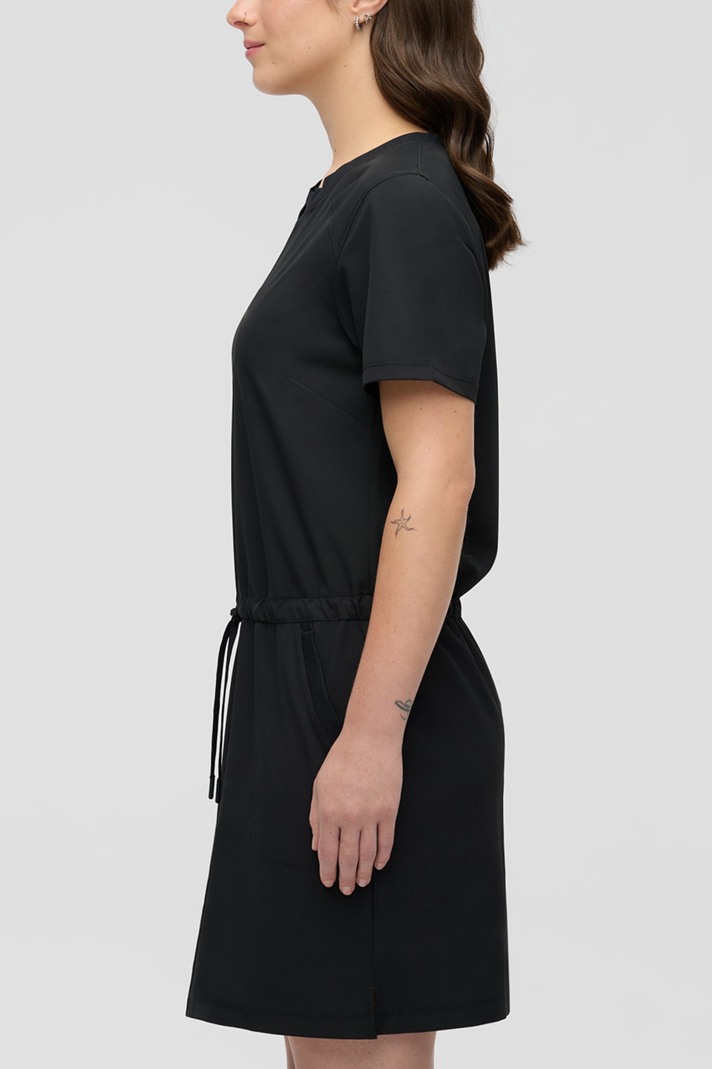 Robe extensible facile d'entretien - Femme && GRIS FONCE